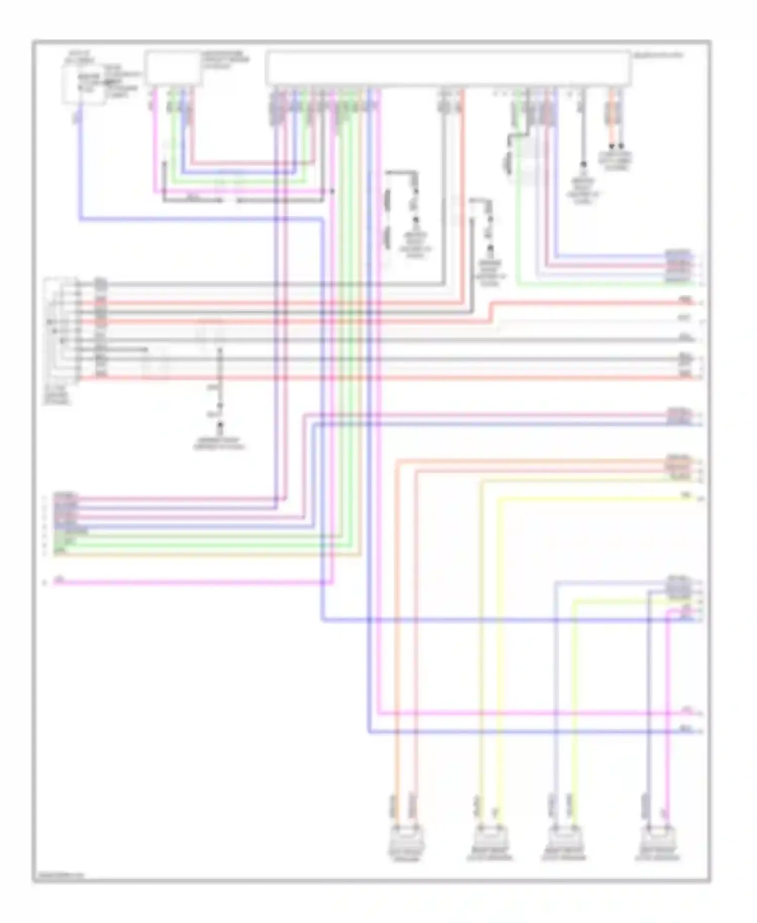CX-9 Mazda I (2006-2012): Radio circuit, with bose (2 of 3)