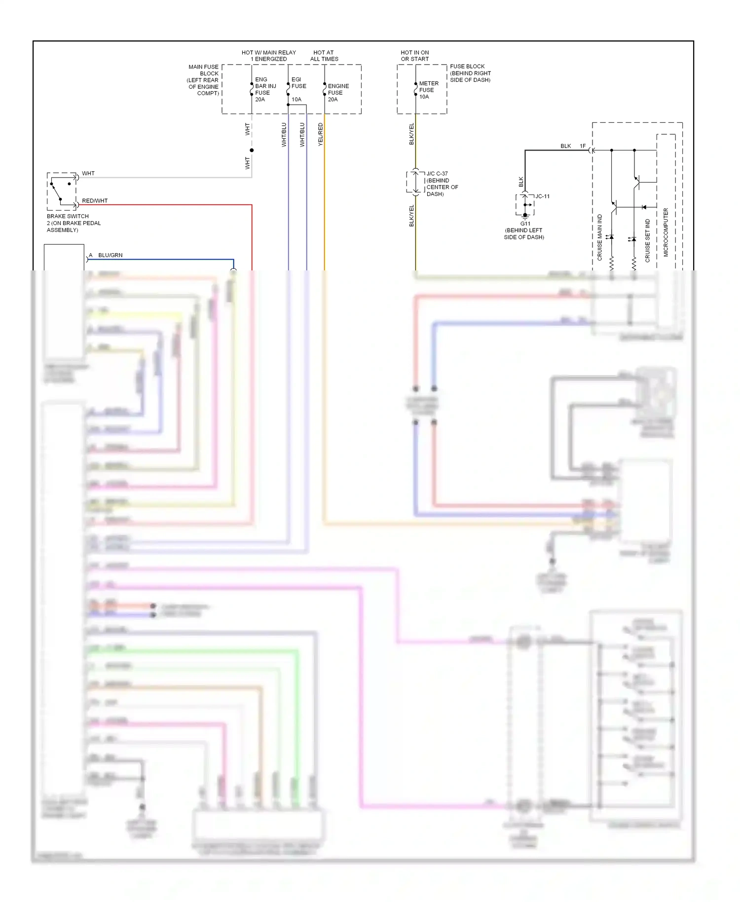 Mazda CX-9 I (2006-2012) cancel switch wiring diagram  (1 of 1)