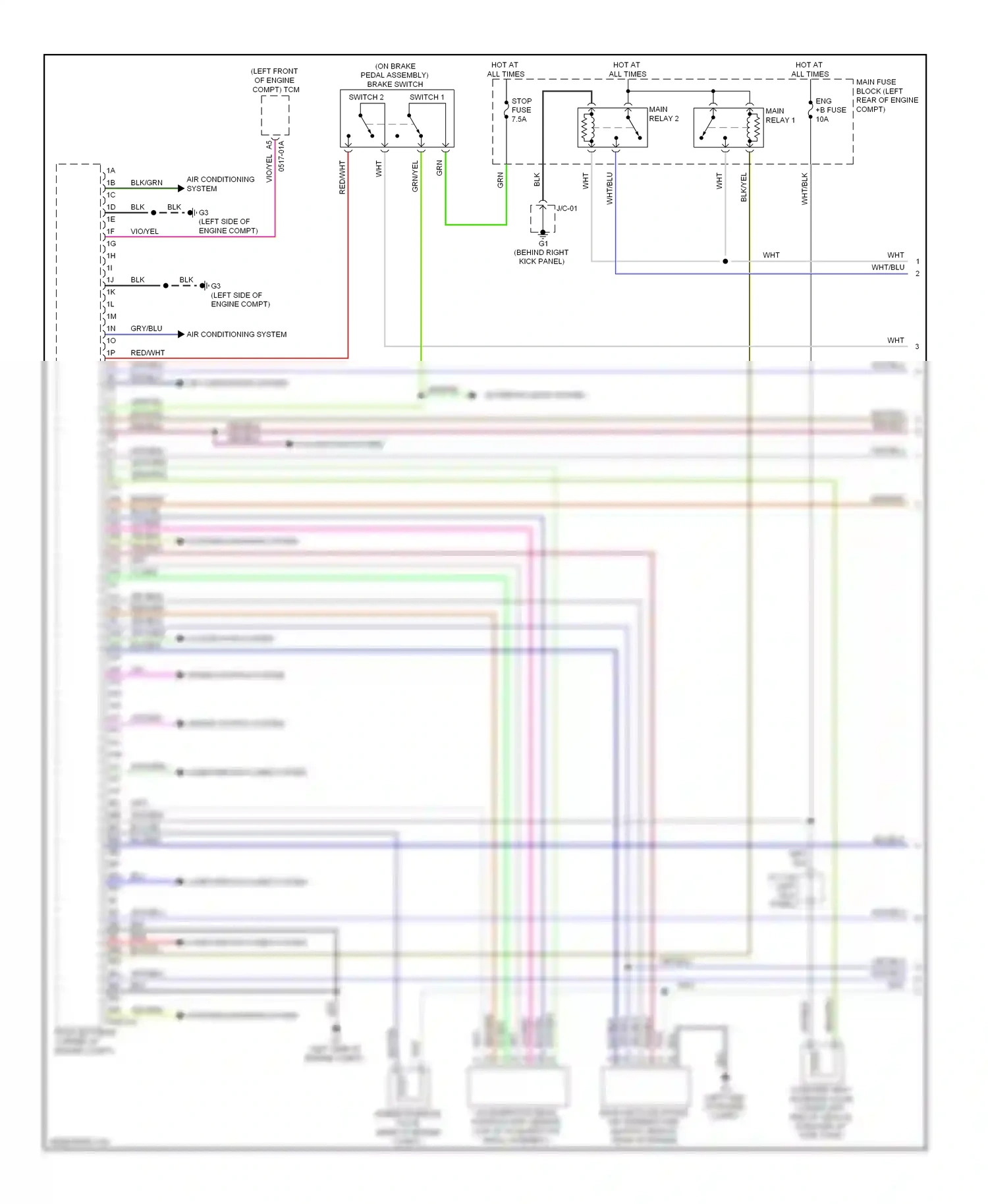 Mazda CX-9 I (2006-2012) computer data lines system wiring diagram  (10 of 33)