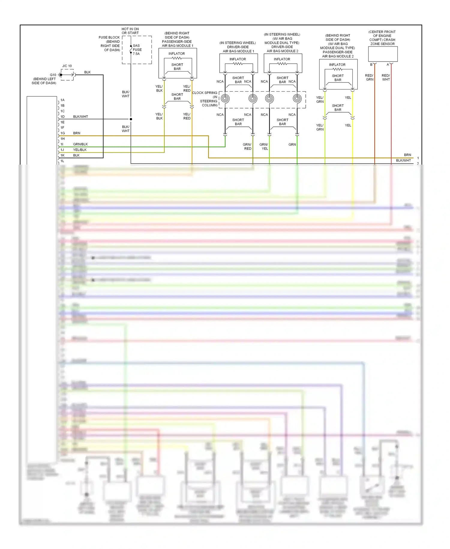 Mazda CX-9 I (2006-2012) computer data lines system wiring diagram  (30 of 33)