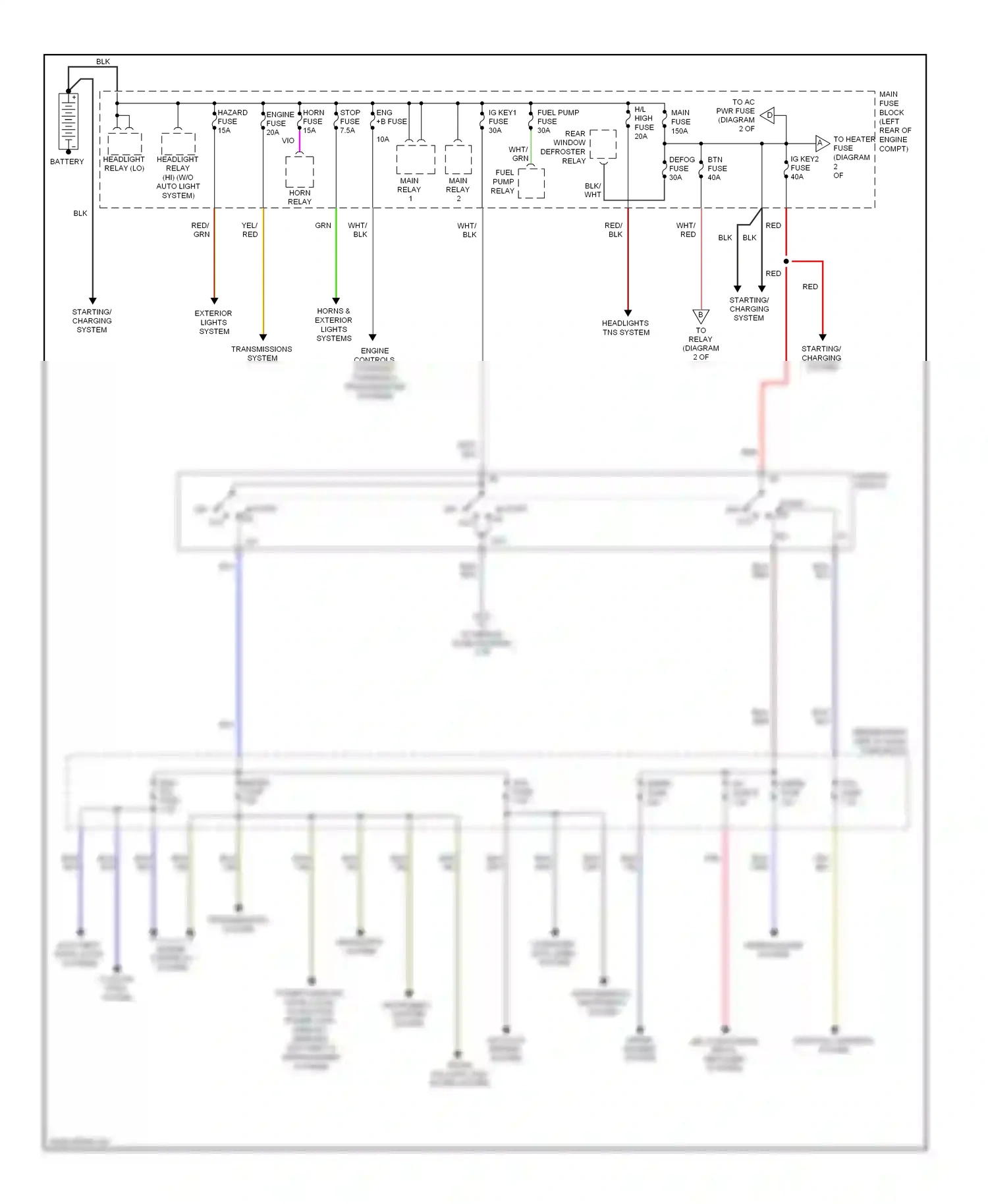 Mazda CX-9 I (2006-2012) computer data lines system wiring diagram  (20 of 33)