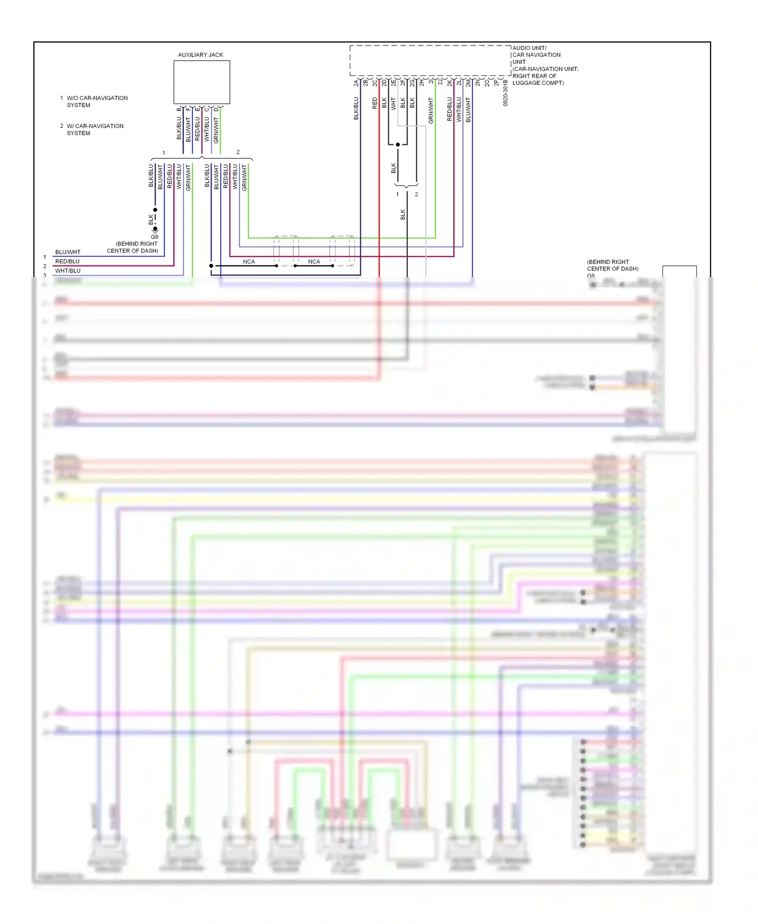 Mazda CX-9 I (2006-2012) computer data lines system wiring diagram  (17 of 33)