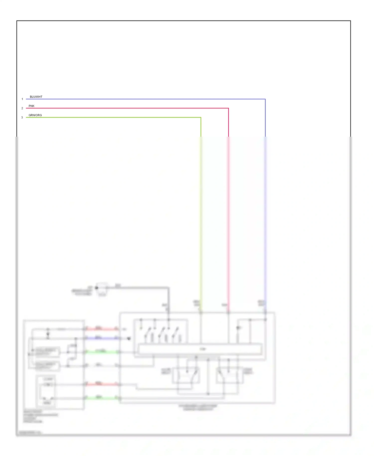 Mazda CX-9 I (2006-2012) hall effect switch 1 wiring diagram  (1 of 1)