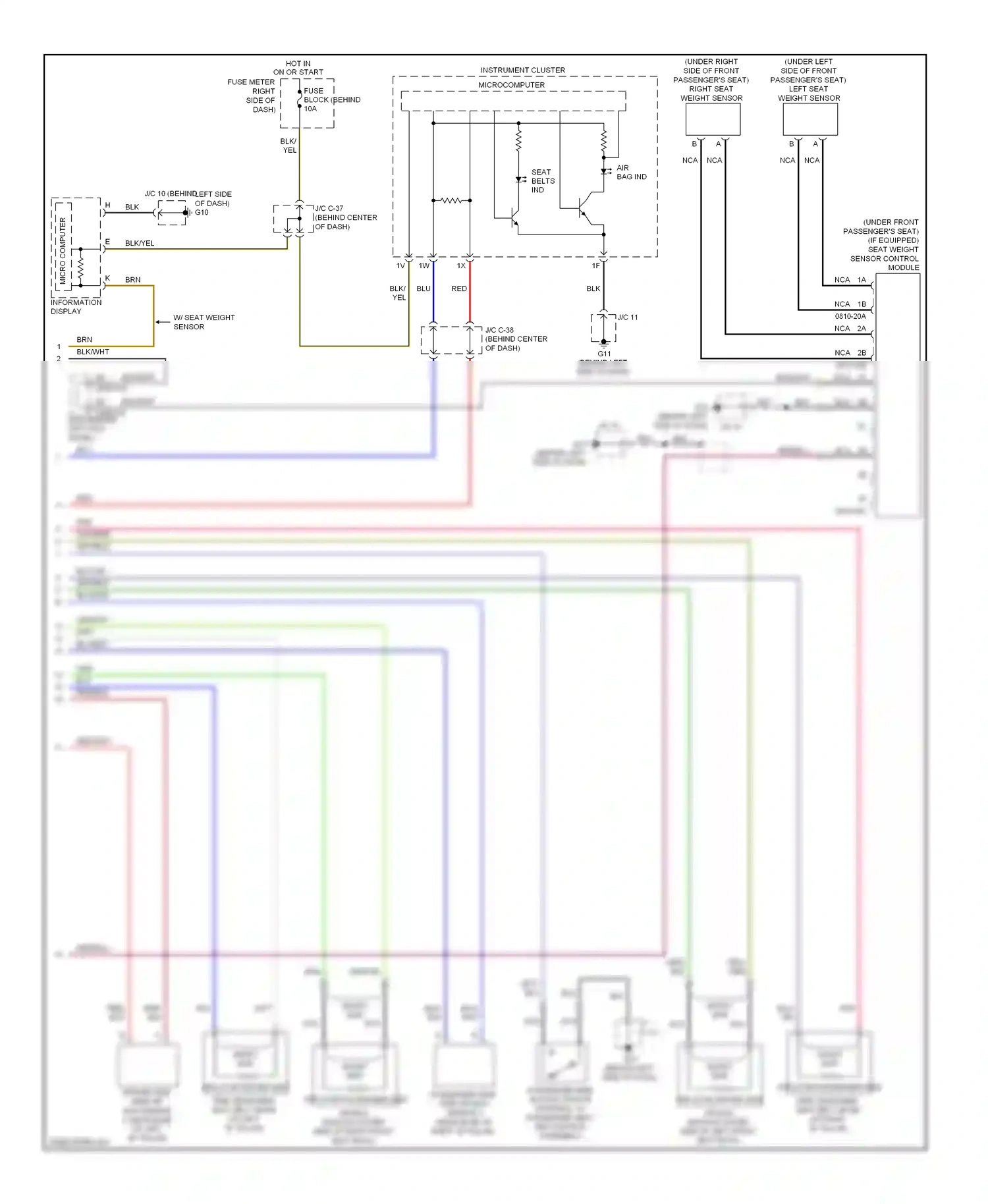 Mazda CX-9 I (2006-2012) microcomputer wiring diagram  (17 of 18)