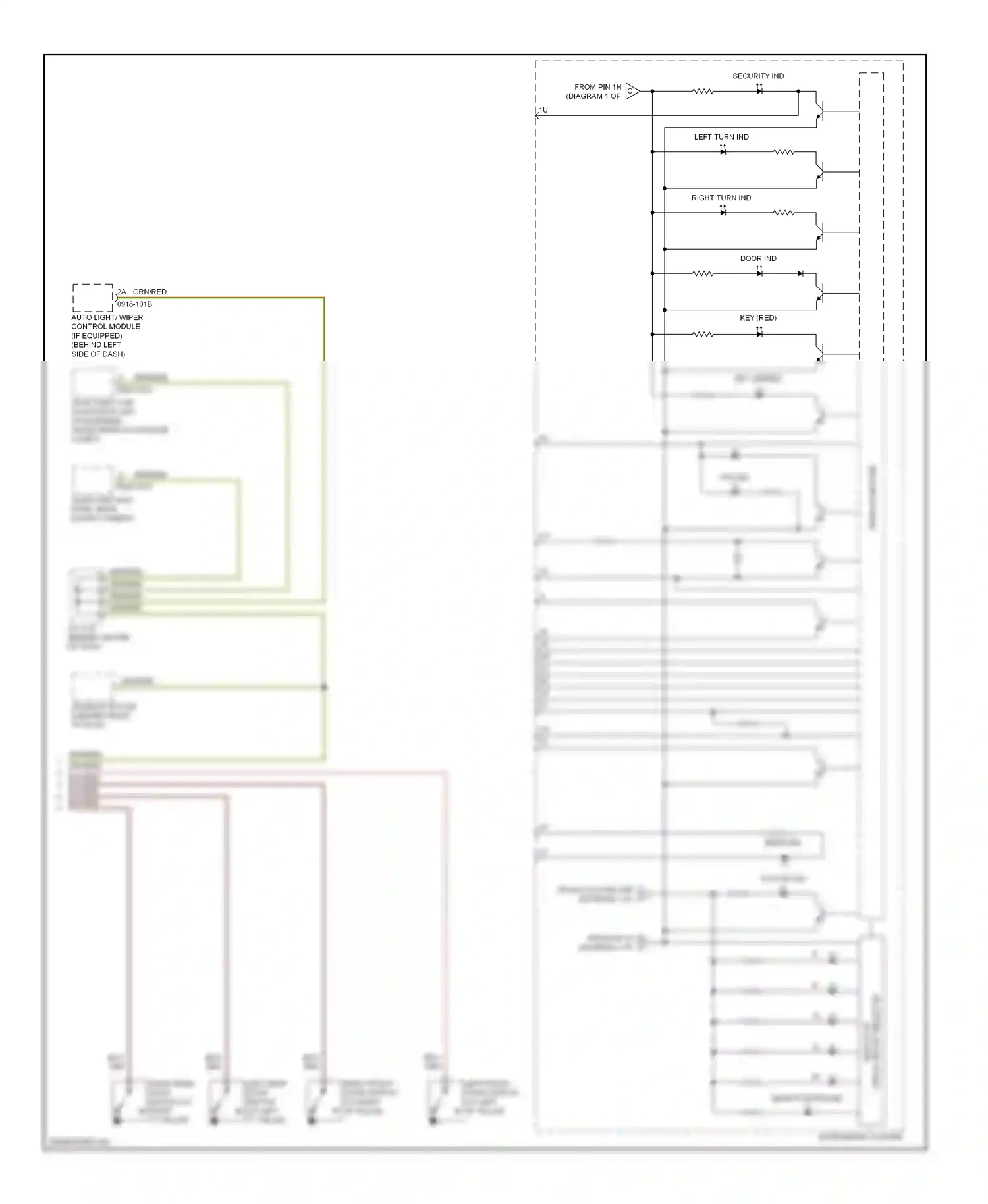 Mazda CX-9 I (2006-2012) microcomputer wiring diagram  (9 of 18)