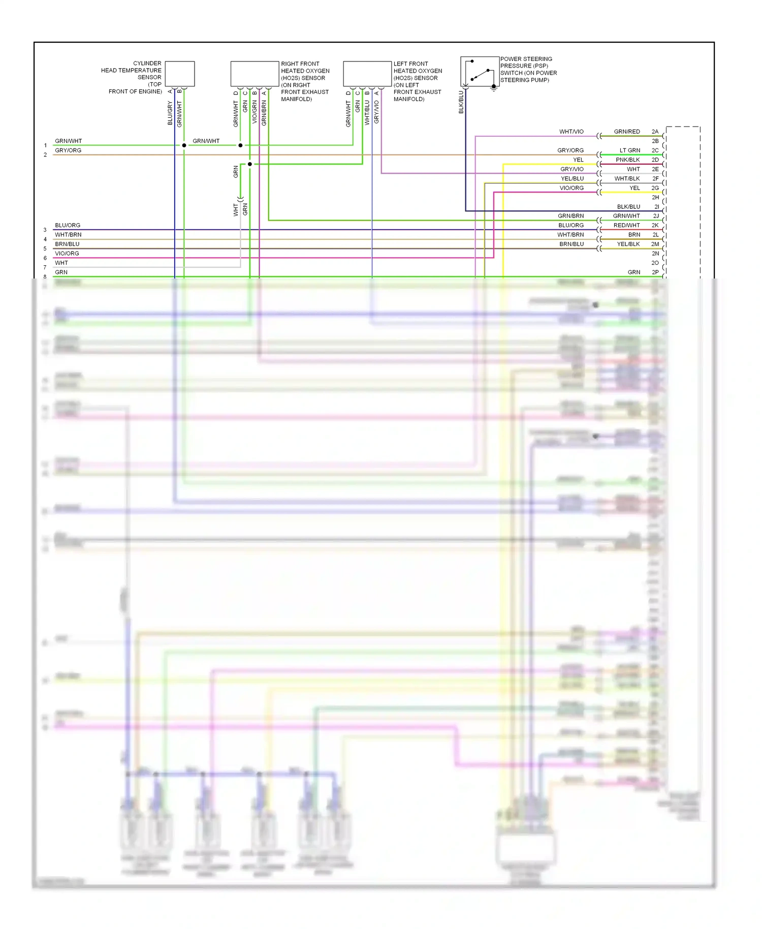 Mazda CX-9 I (2006-2012) starting/charging system wiring diagram  (2 of 2)