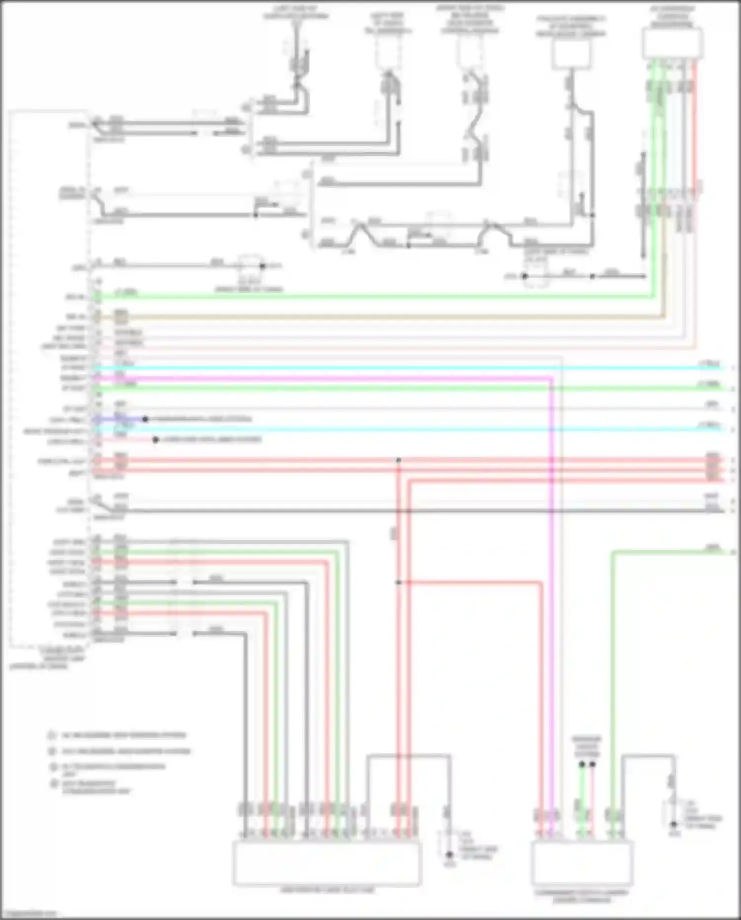 Car Wiring Diagrams for CX-9 Mazda II facelift (2020-2024): Radio circuit, late production w/o bose (1 of 4)