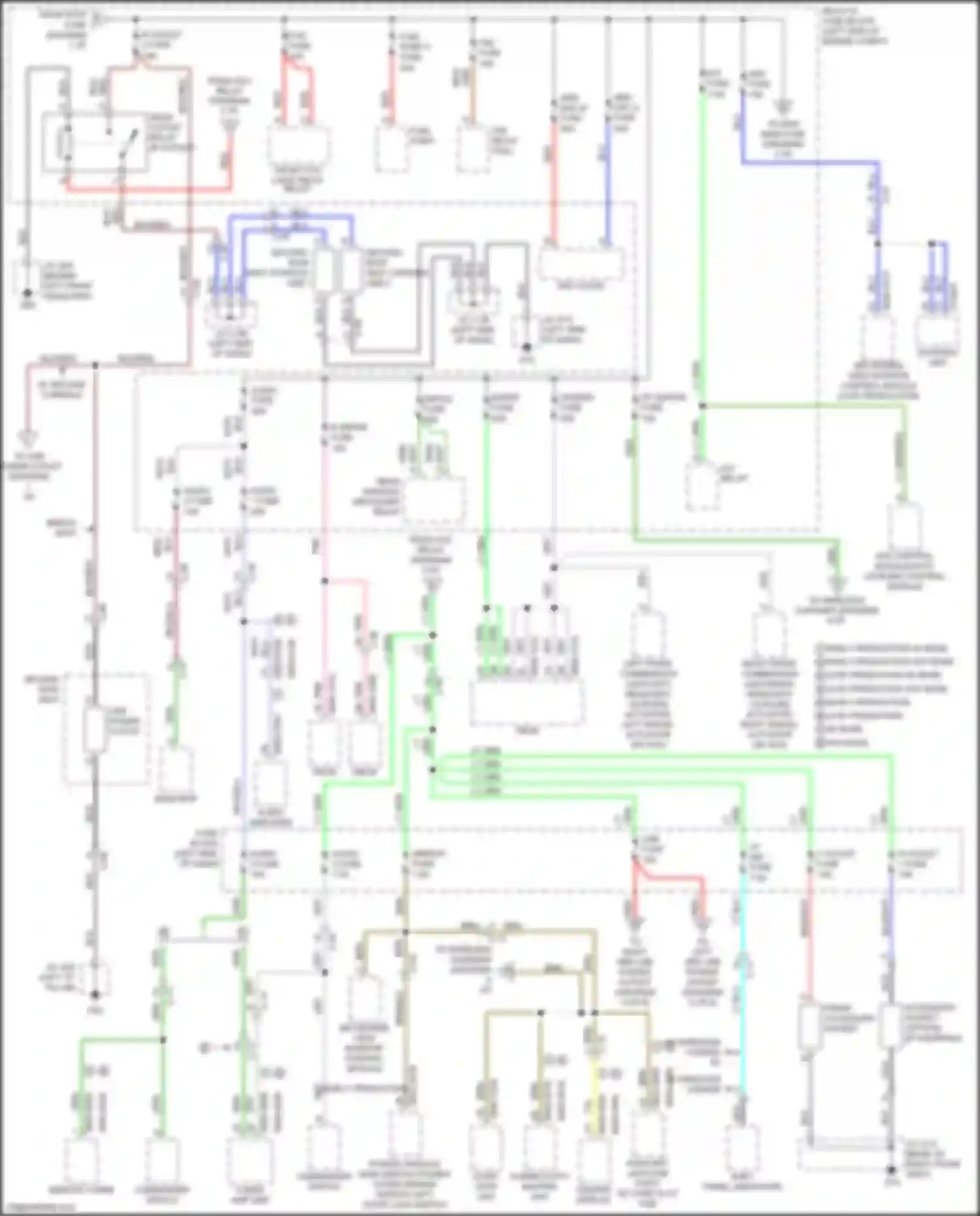 Wiring diagram audio 1 fuse for Mazda CX-9 II facelift (2020-2024) (4 of 7)
