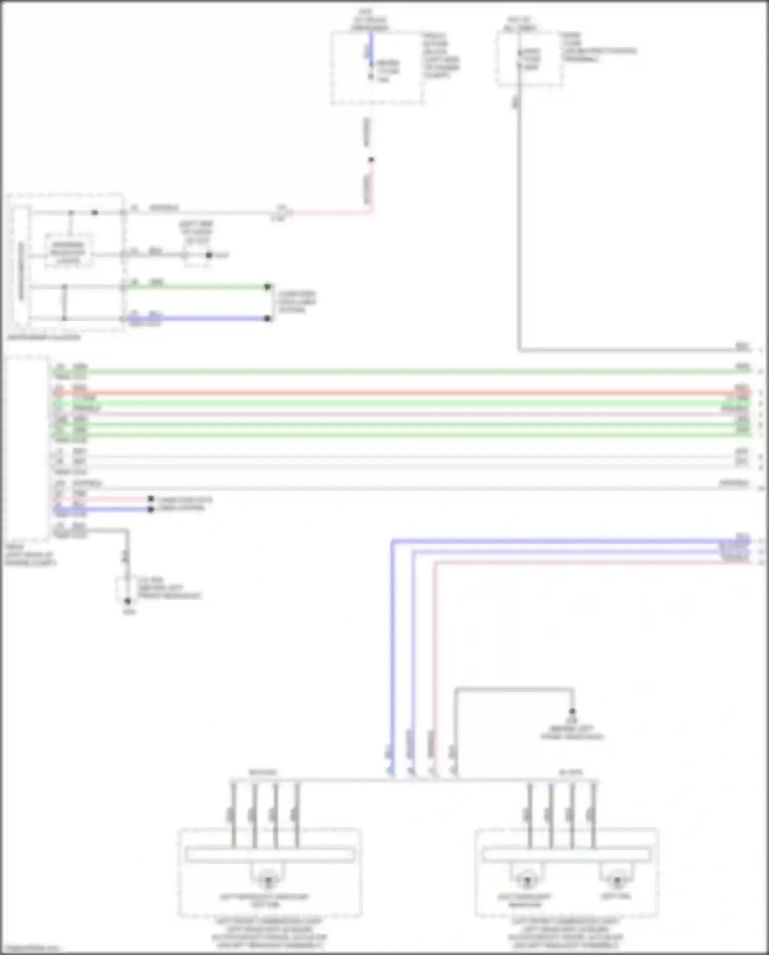 Wiring diagram blu/wht for Mazda CX-9 II facelift (2020-2024) (1 of 35)