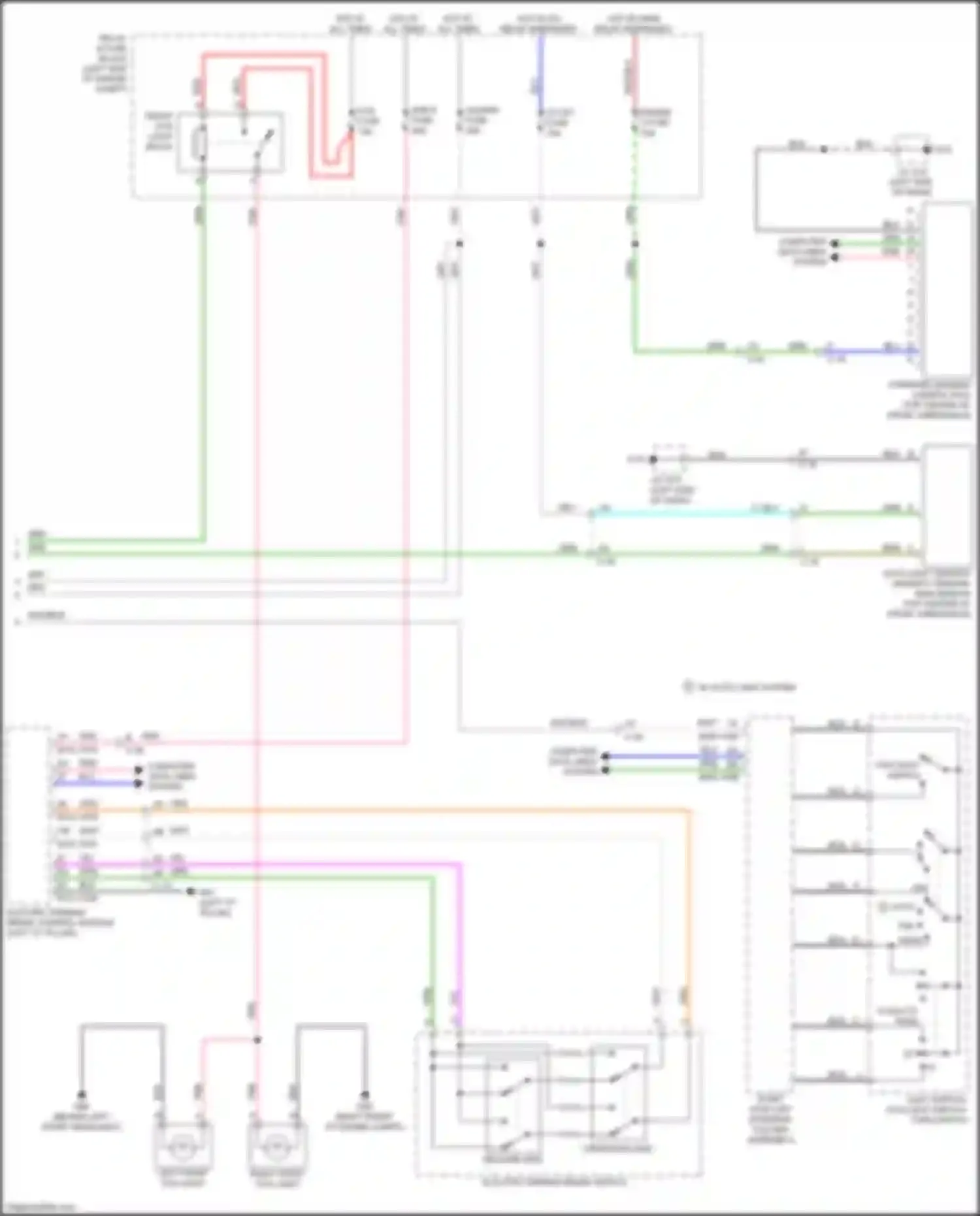 Wiring diagram brn for Mazda CX-9 II facelift (2020-2024) (8 of 98)