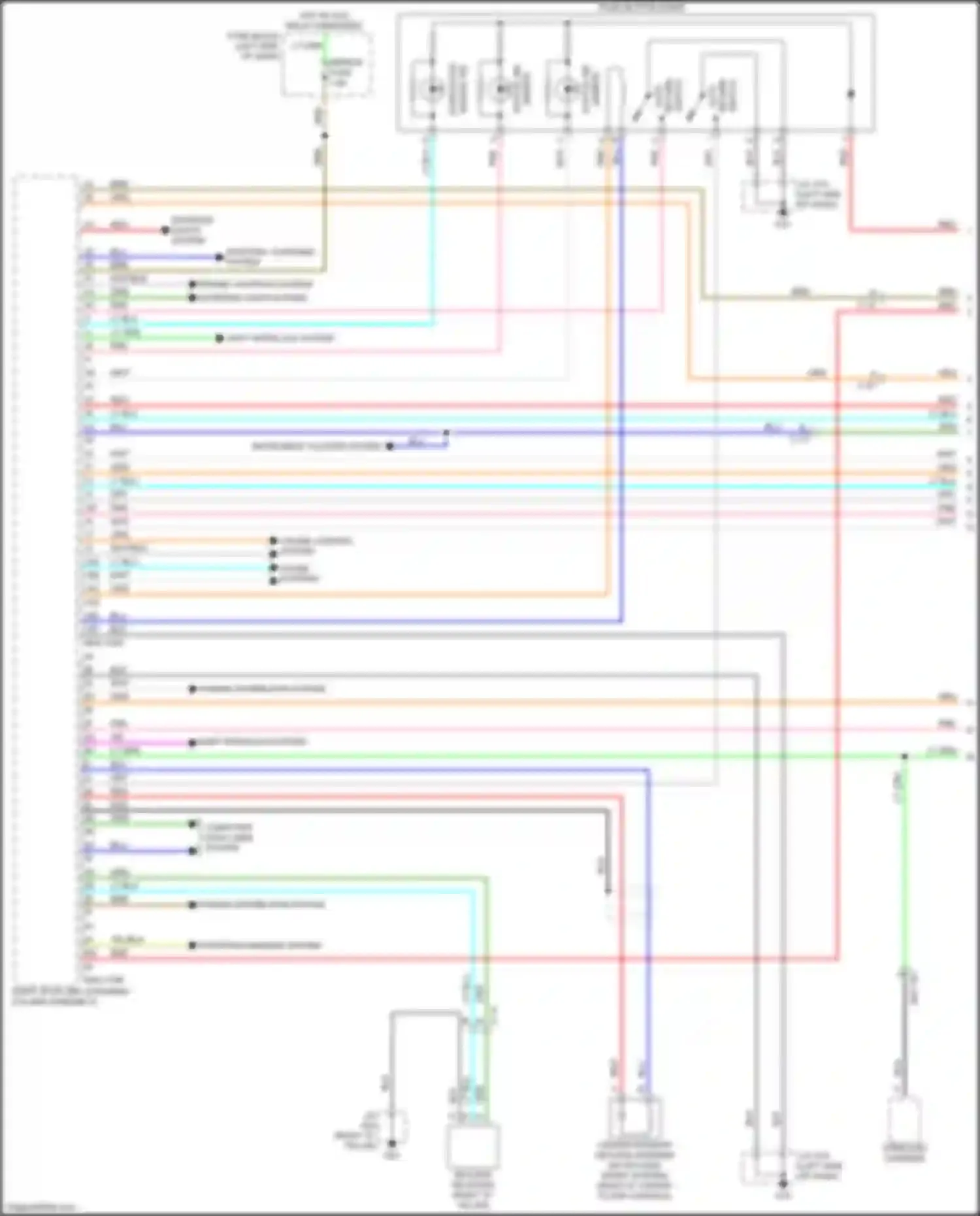 Wiring diagram c-13 for Mazda CX-9 II facelift (2020-2024) (21 of 56)