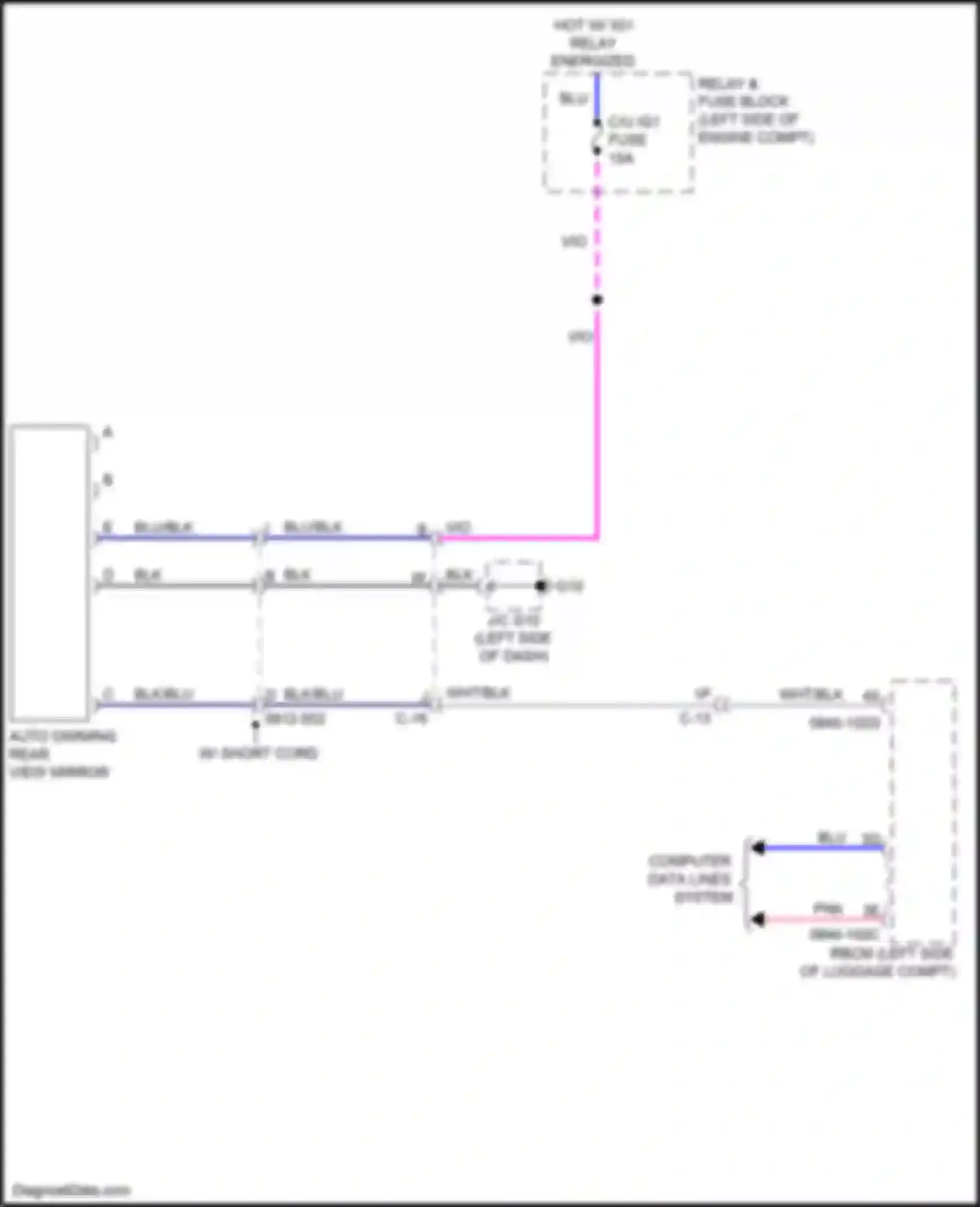 Wiring diagram c-16 for Mazda CX-9 II facelift (2020-2024) (3 of 20)