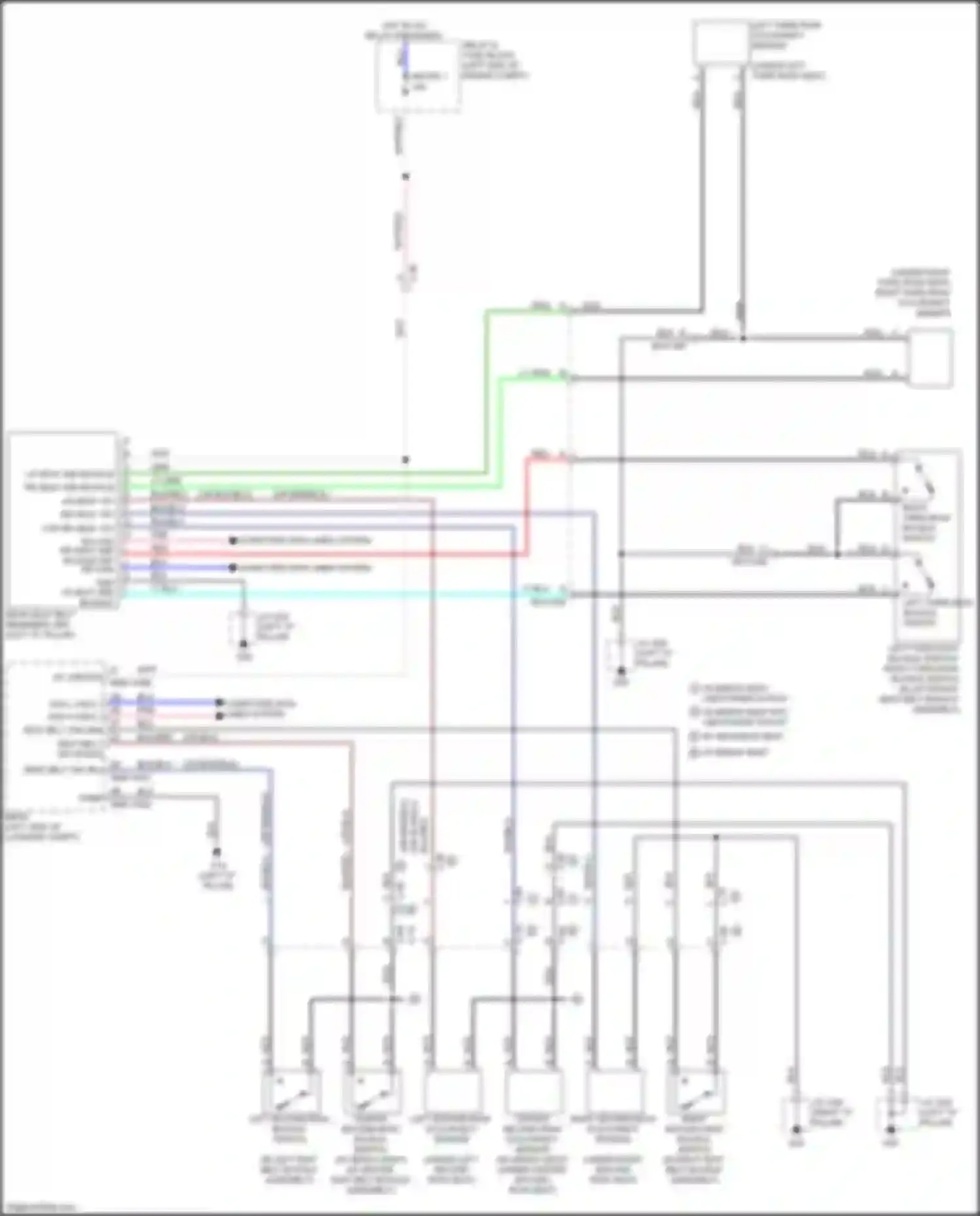Wiring diagram c-79 for Mazda CX-9 II facelift (2020-2024) (3 of 3)