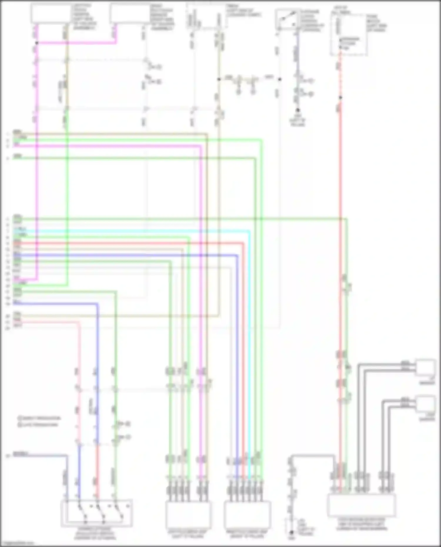Wiring diagram cargo sw for Mazda CX-9 II facelift (2020-2024) (1 of 3)