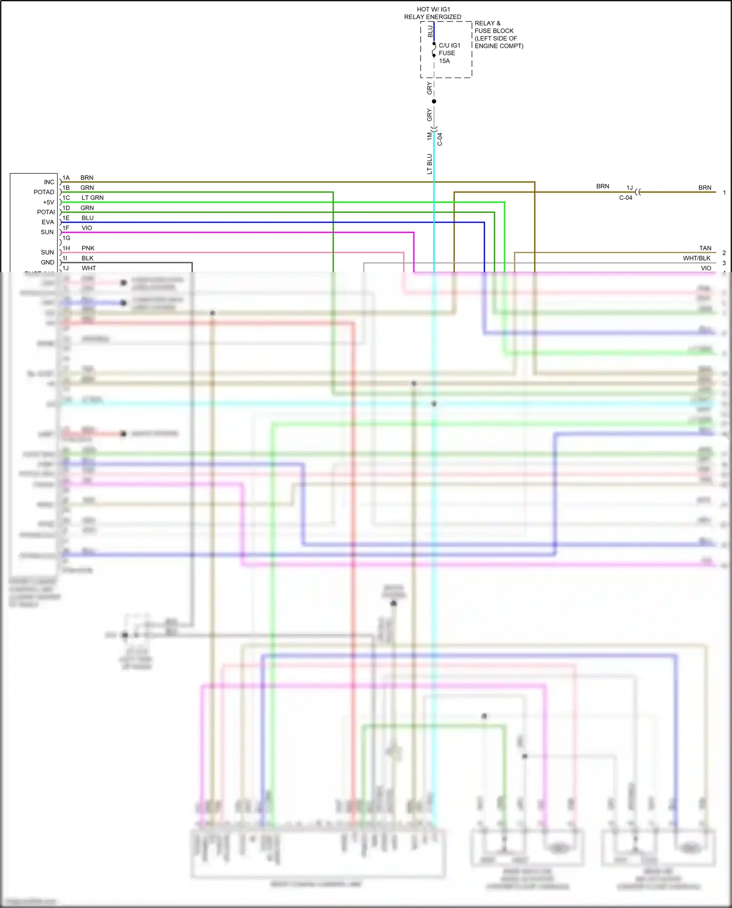 Mazda CX-9 II facelift (2020-2024) computer data lines system wiring diagram  (51 of 81)