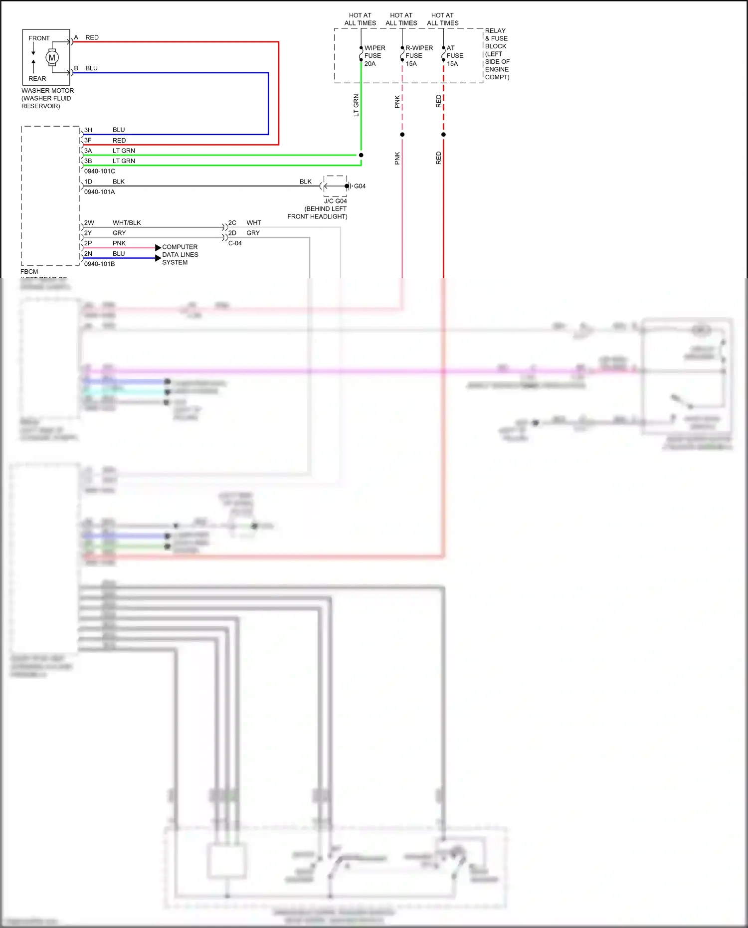 Mazda CX-9 II facelift (2020-2024) computer data lines system wiring diagram  (29 of 81)