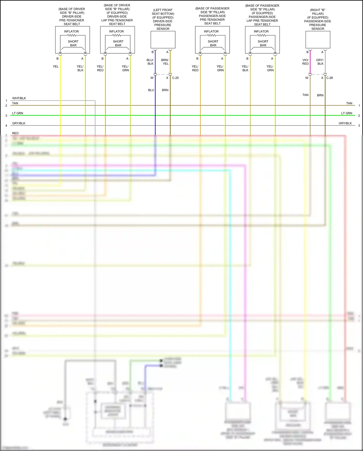 Mazda CX-9 II facelift (2020-2024) computer data lines system wiring diagram  (49 of 81)