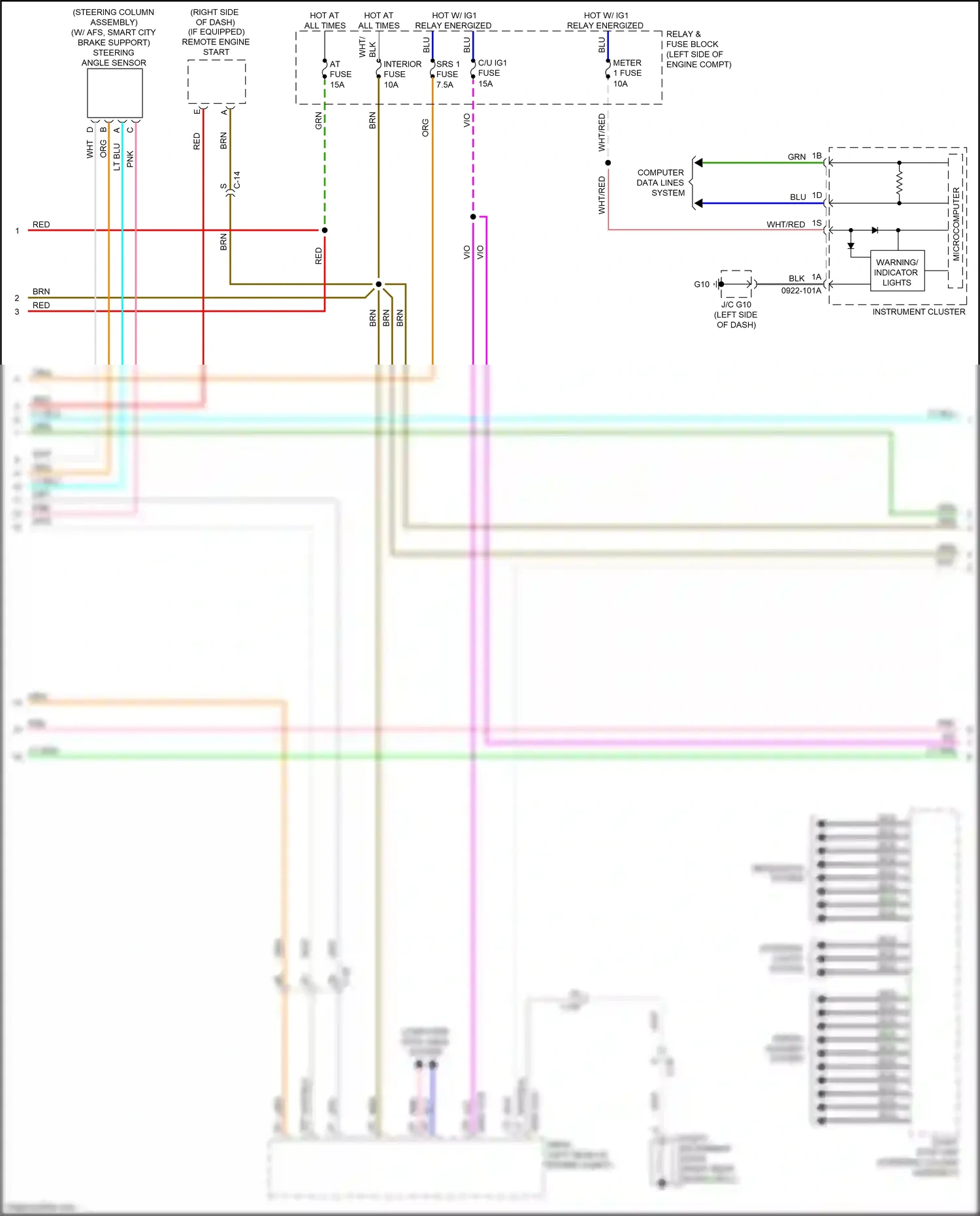 Mazda CX-9 II facelift (2020-2024) computer data lines system wiring diagram  (31 of 81)