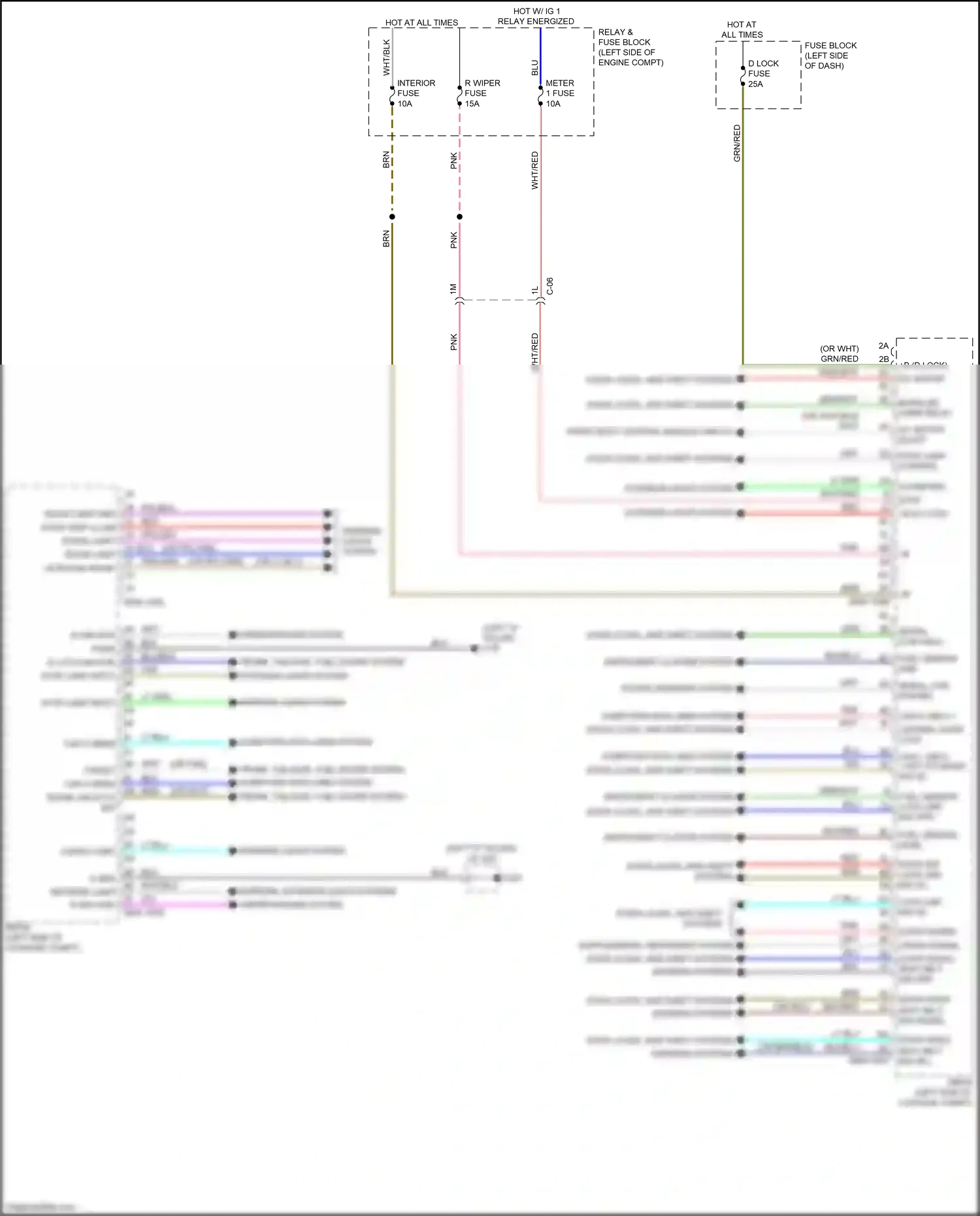 Mazda CX-9 II facelift (2020-2024) computer data lines system wiring diagram  (59 of 81)