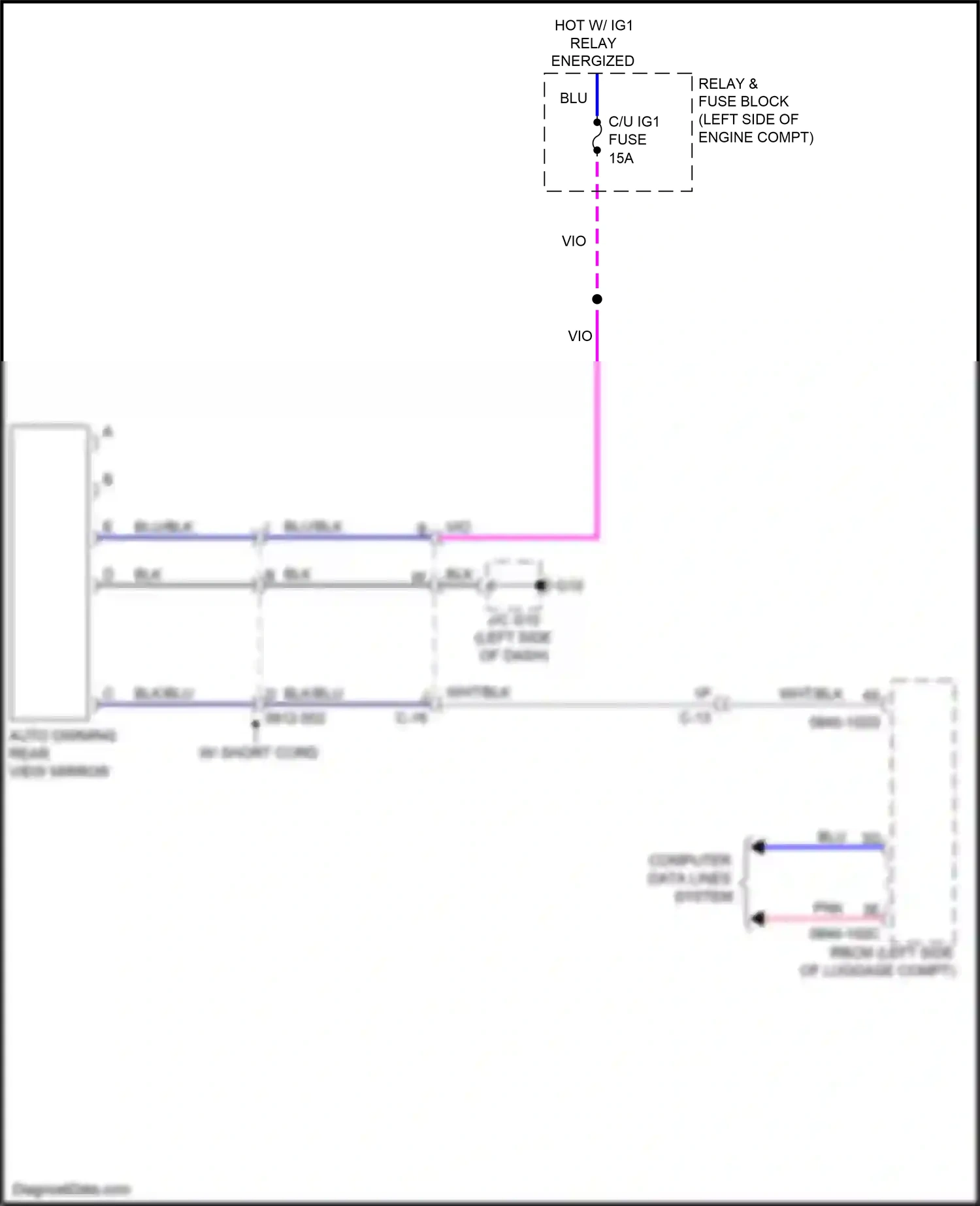 Mazda CX-9 II facelift (2020-2024) computer data lines system wiring diagram  (11 of 81)