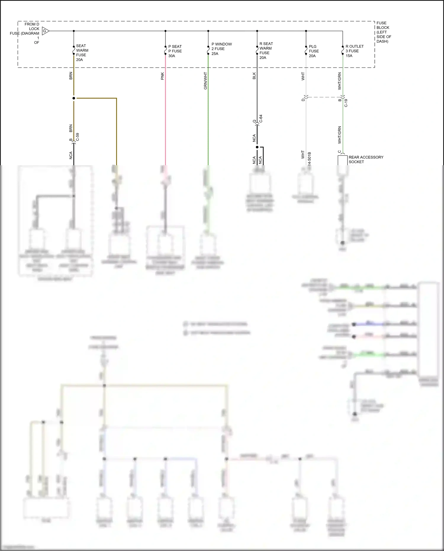 Mazda CX-9 II facelift (2020-2024) computer data lines system wiring diagram  (58 of 81)