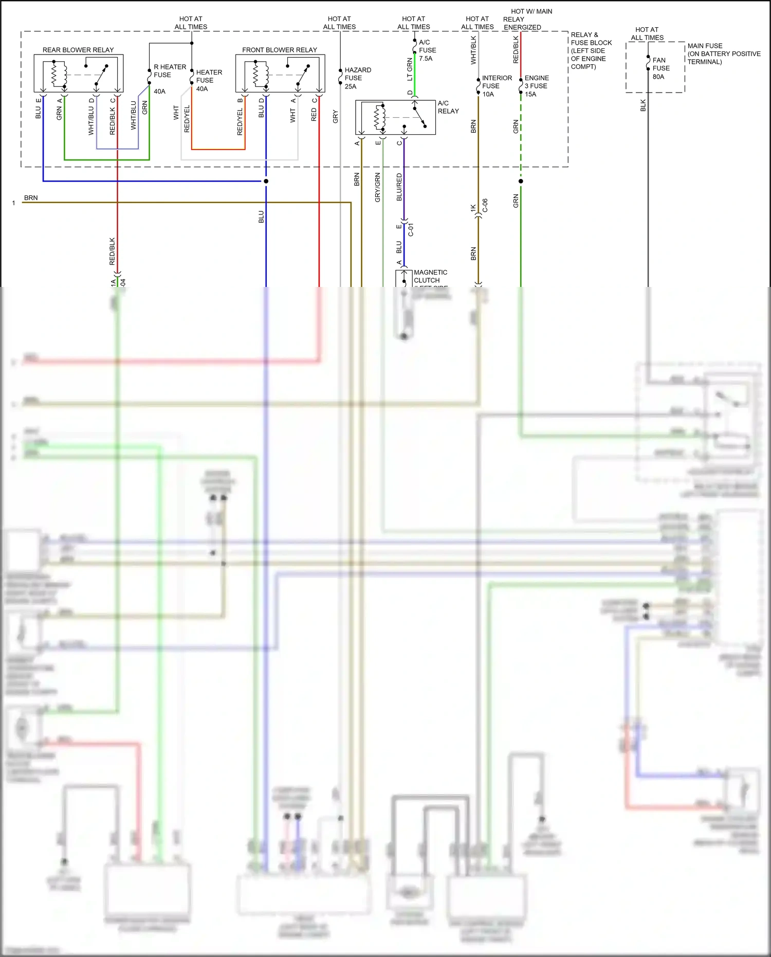 Mazda CX-9 II facelift (2020-2024) computer data lines system wiring diagram  (52 of 81)