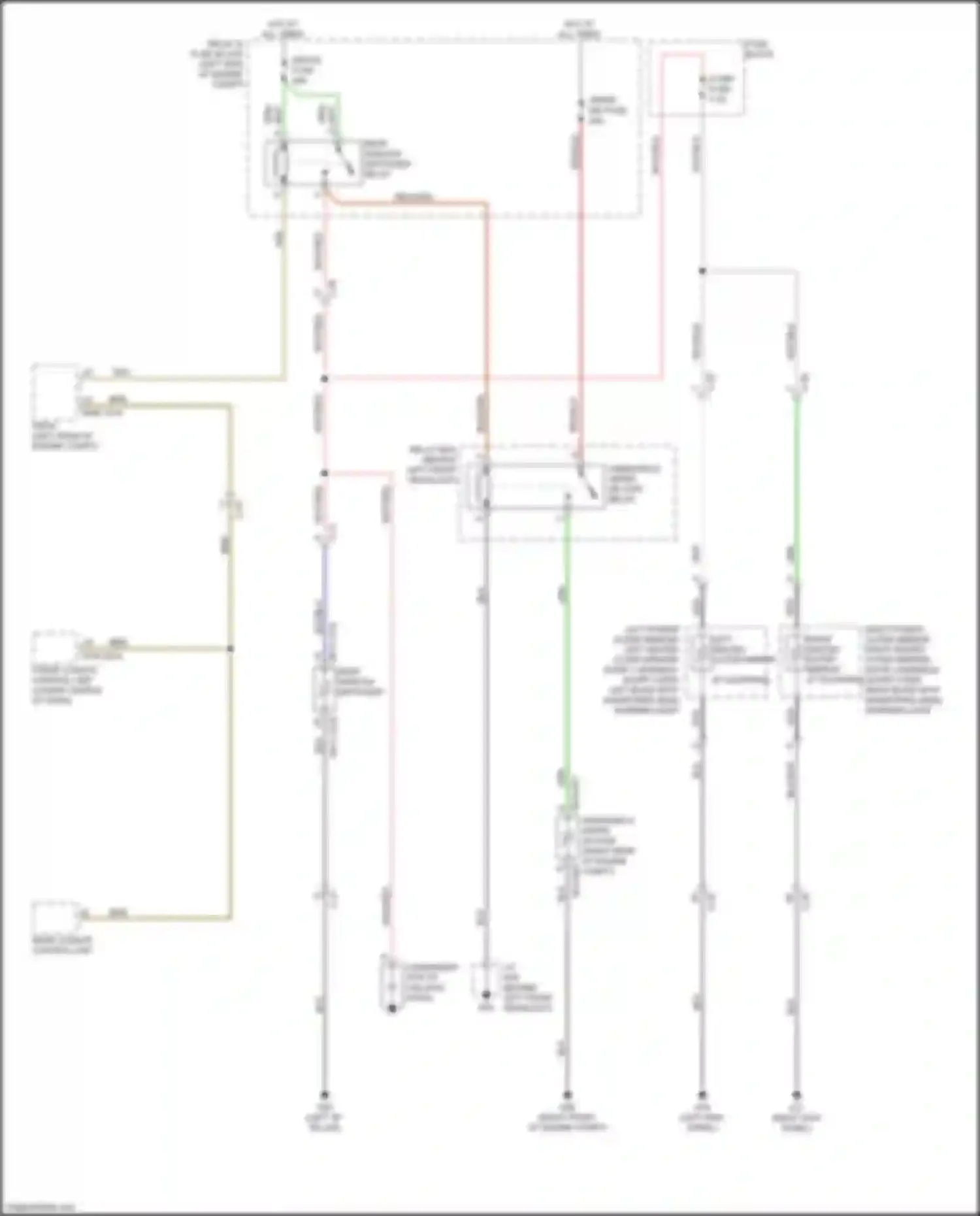 Wiring diagram front climate control unit for Mazda CX-9 II facelift (2020-2024) (4 of 9)