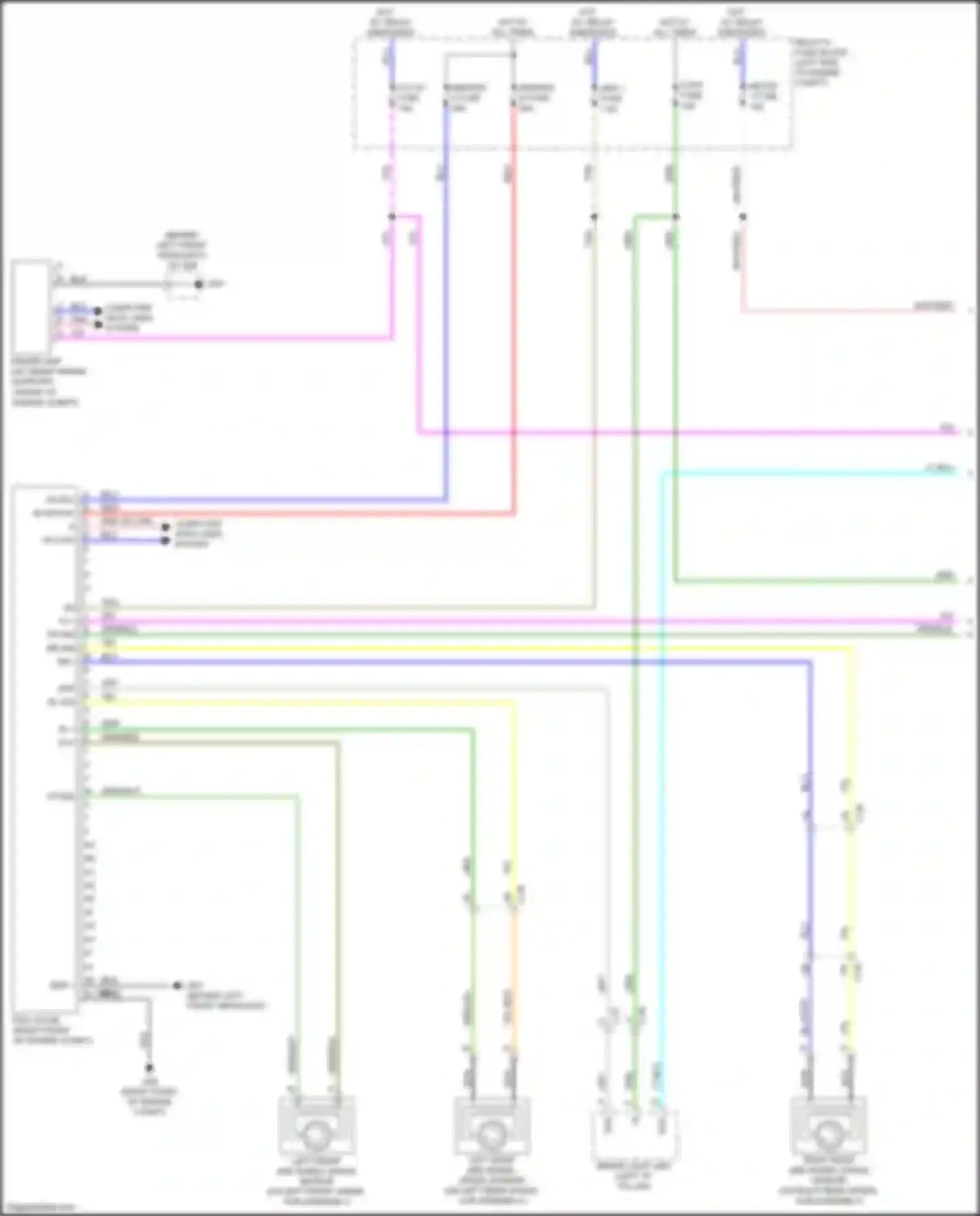 Wiring diagram grn/yel for Mazda CX-9 II facelift (2020-2024) (1 of 12)