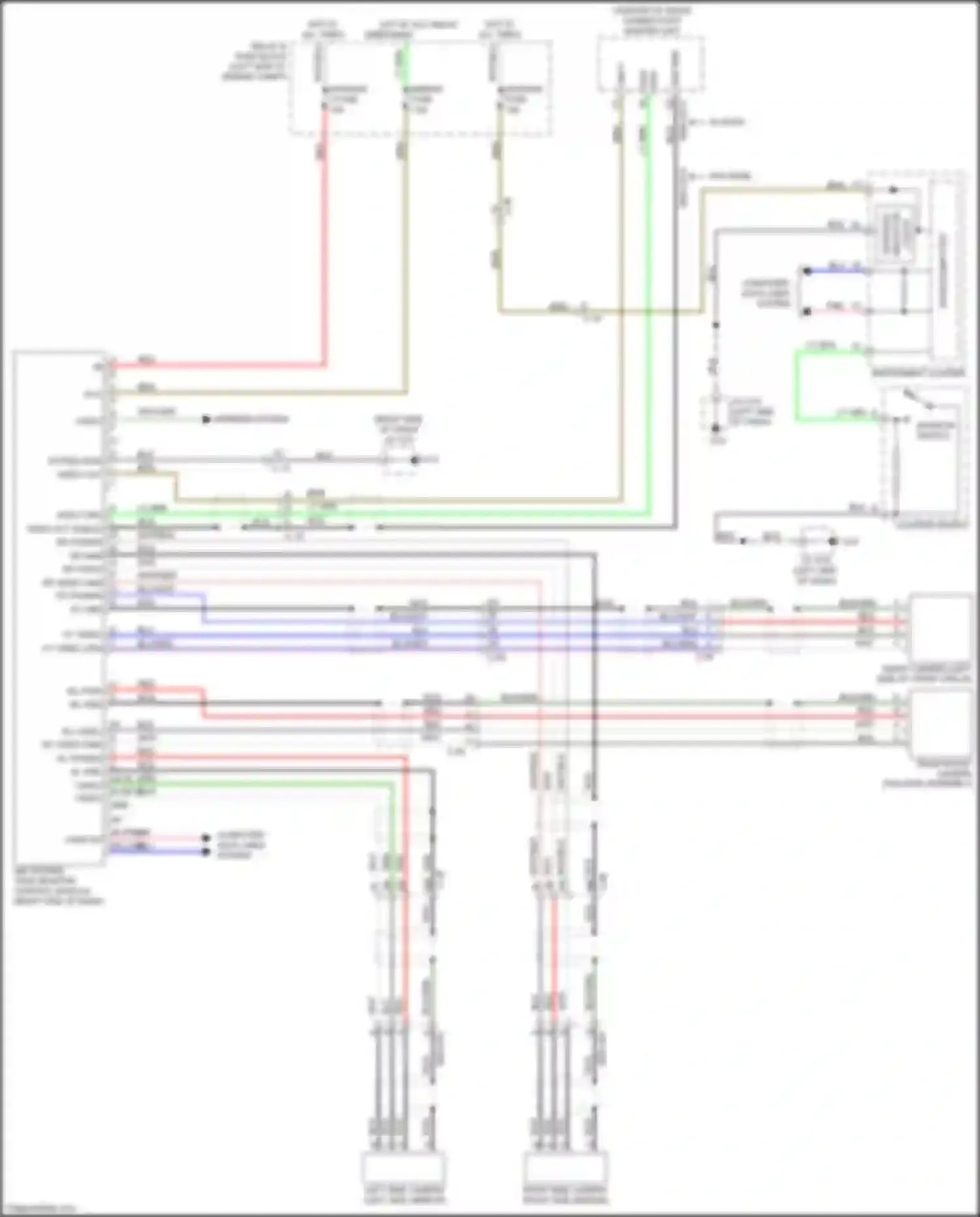Wiring diagram hot w/ acc relay energized for Mazda CX-9 II facelift (2020-2024) (1 of 8)