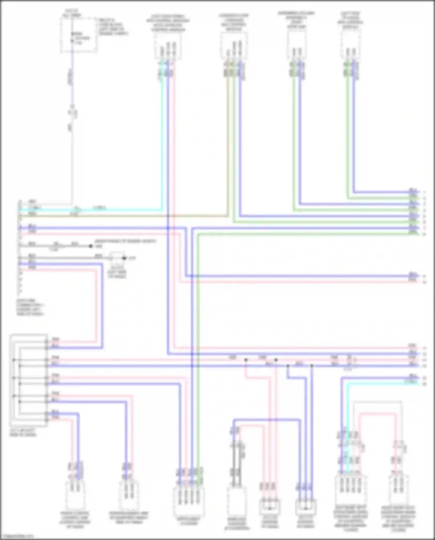 Wiring diagram hs can-h for Mazda CX-9 II facelift (2020-2024) (1 of 20)