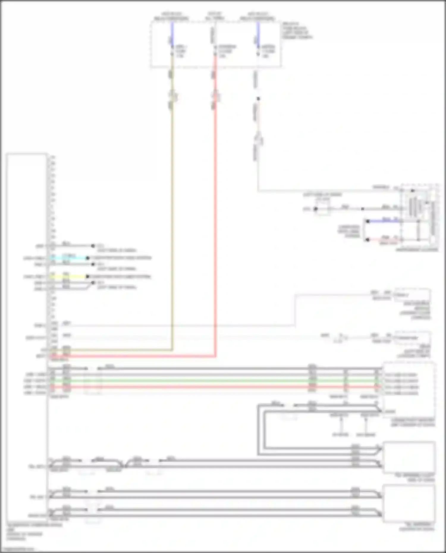 Wiring diagram lt blu for Mazda CX-9 II facelift (2020-2024) (70 of 85)