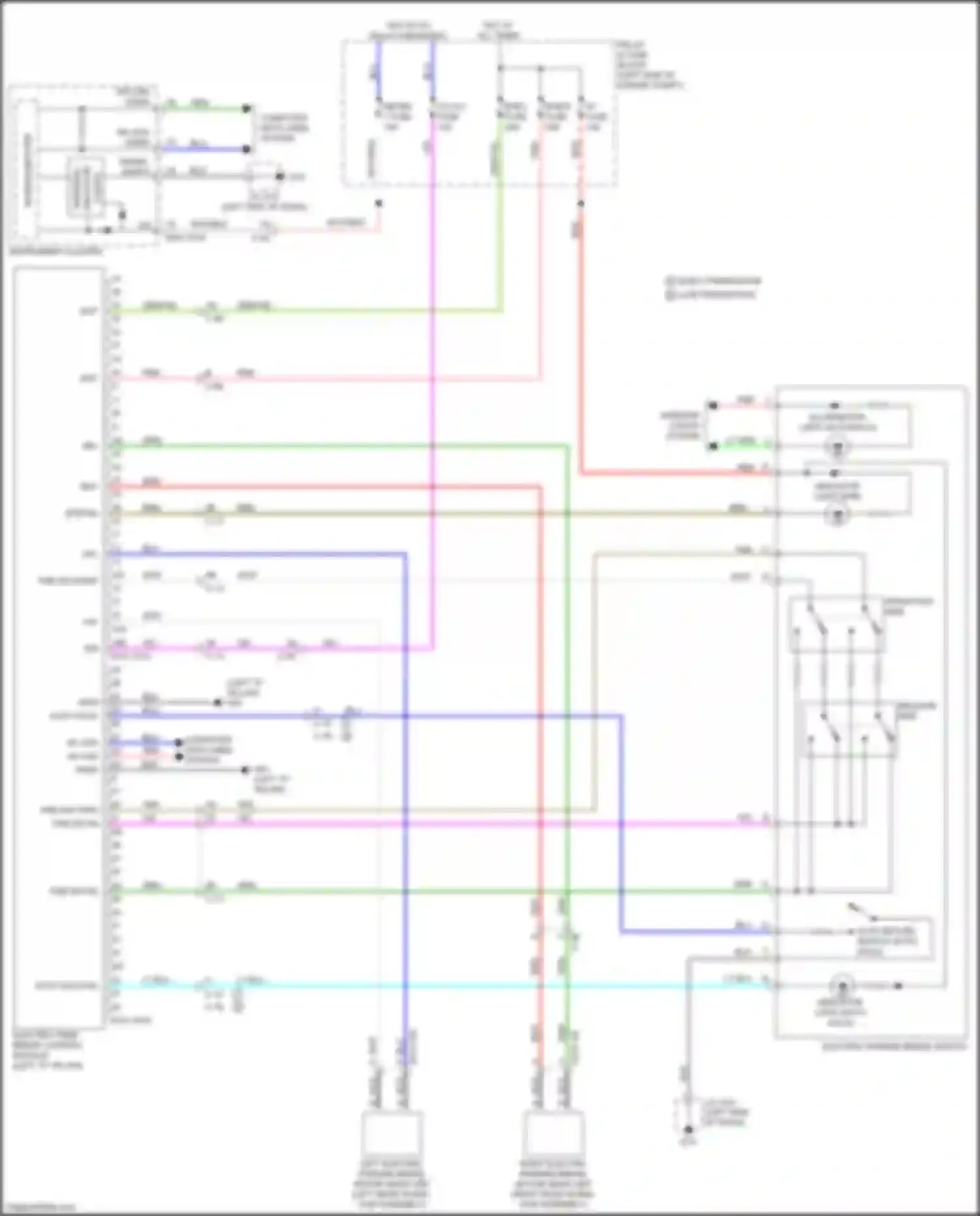 Wiring diagram meter 1 fuse for Mazda CX-9 II facelift (2020-2024) (25 of 29)