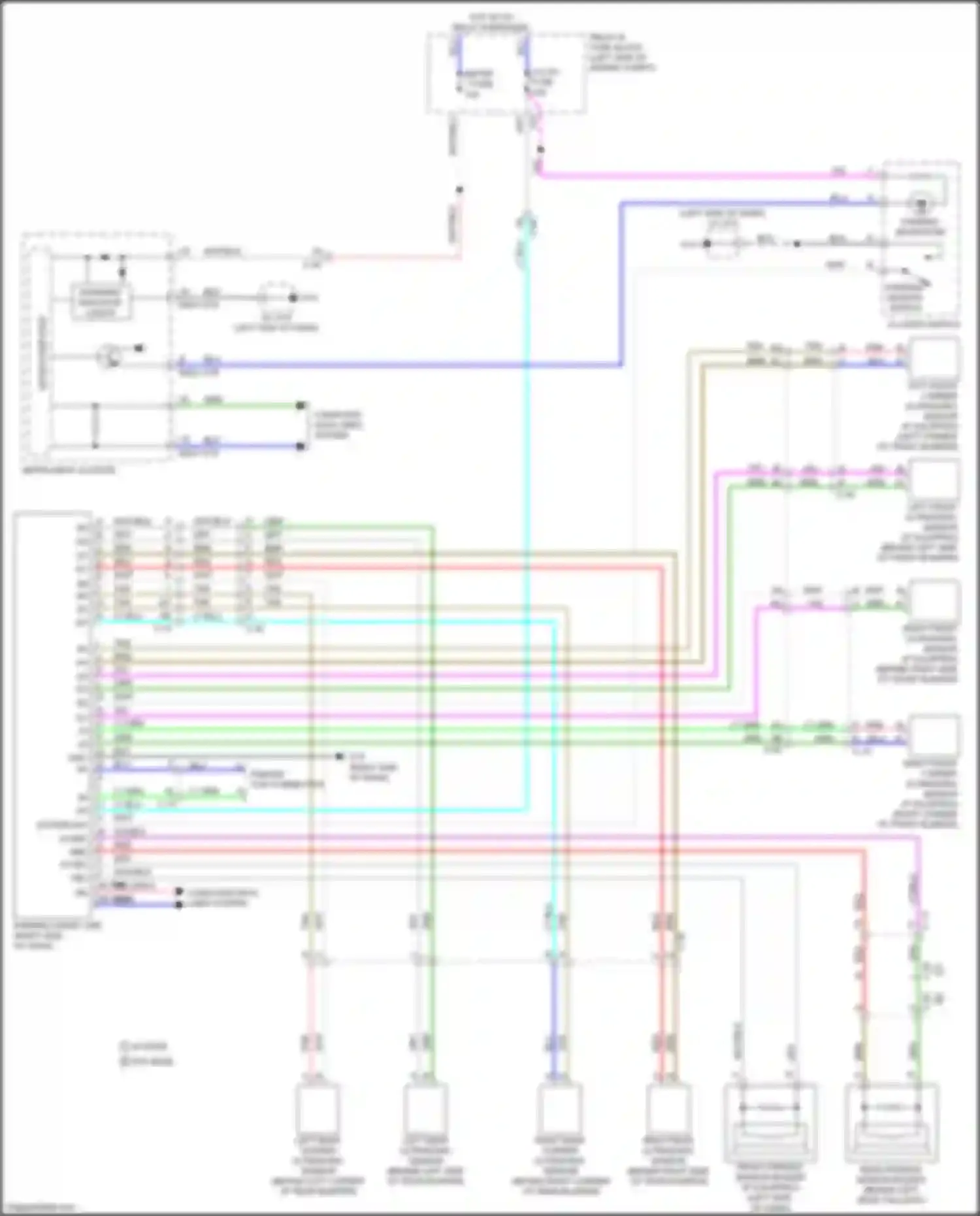 Wiring diagram meter 1 fuse for Mazda CX-9 II facelift (2020-2024) (26 of 29)