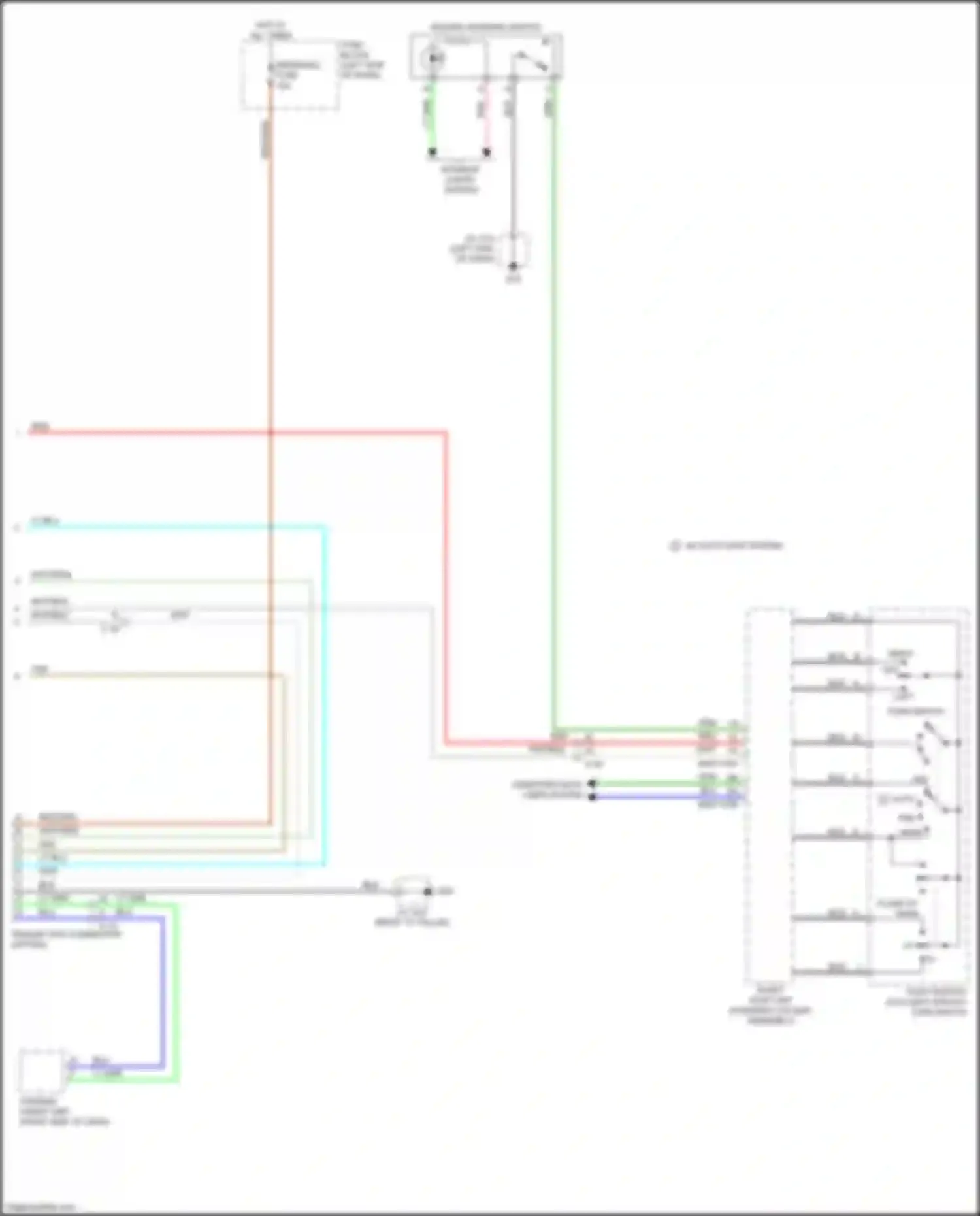 Wiring diagram nca for Mazda CX-9 II facelift (2020-2024) (7 of 96)