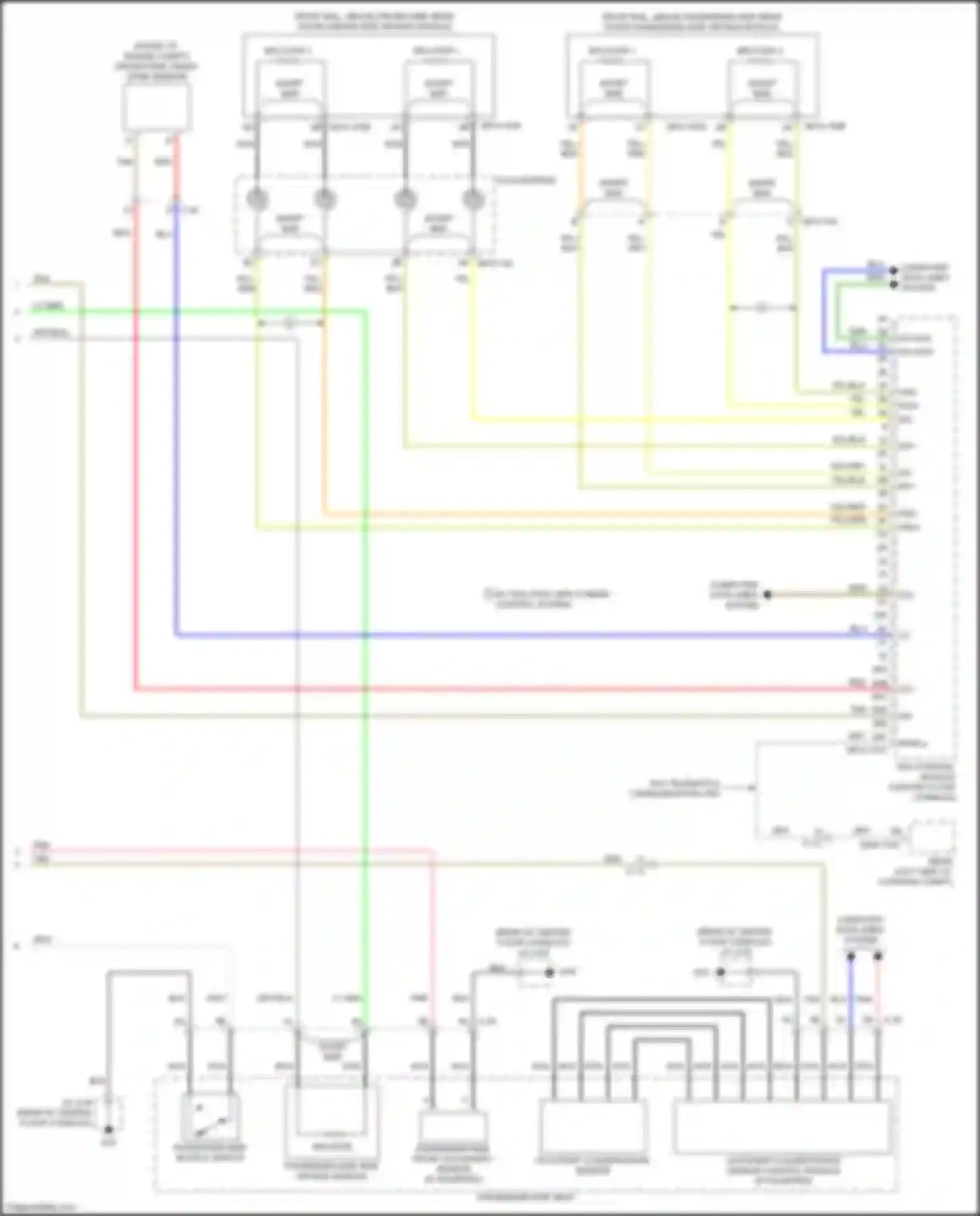 Wiring diagram passenger-side side air bag module for Mazda CX-9 II facelift (2020-2024) (1 of 1)