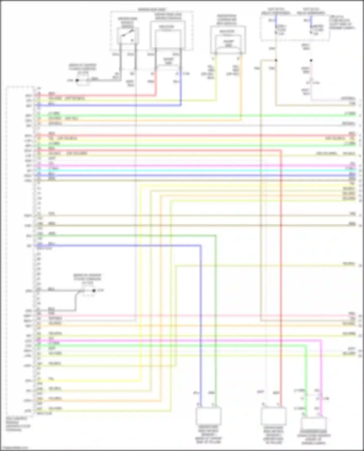 Wiring diagram red for Mazda CX-9 II facelift (2020-2024) (68 of 111)