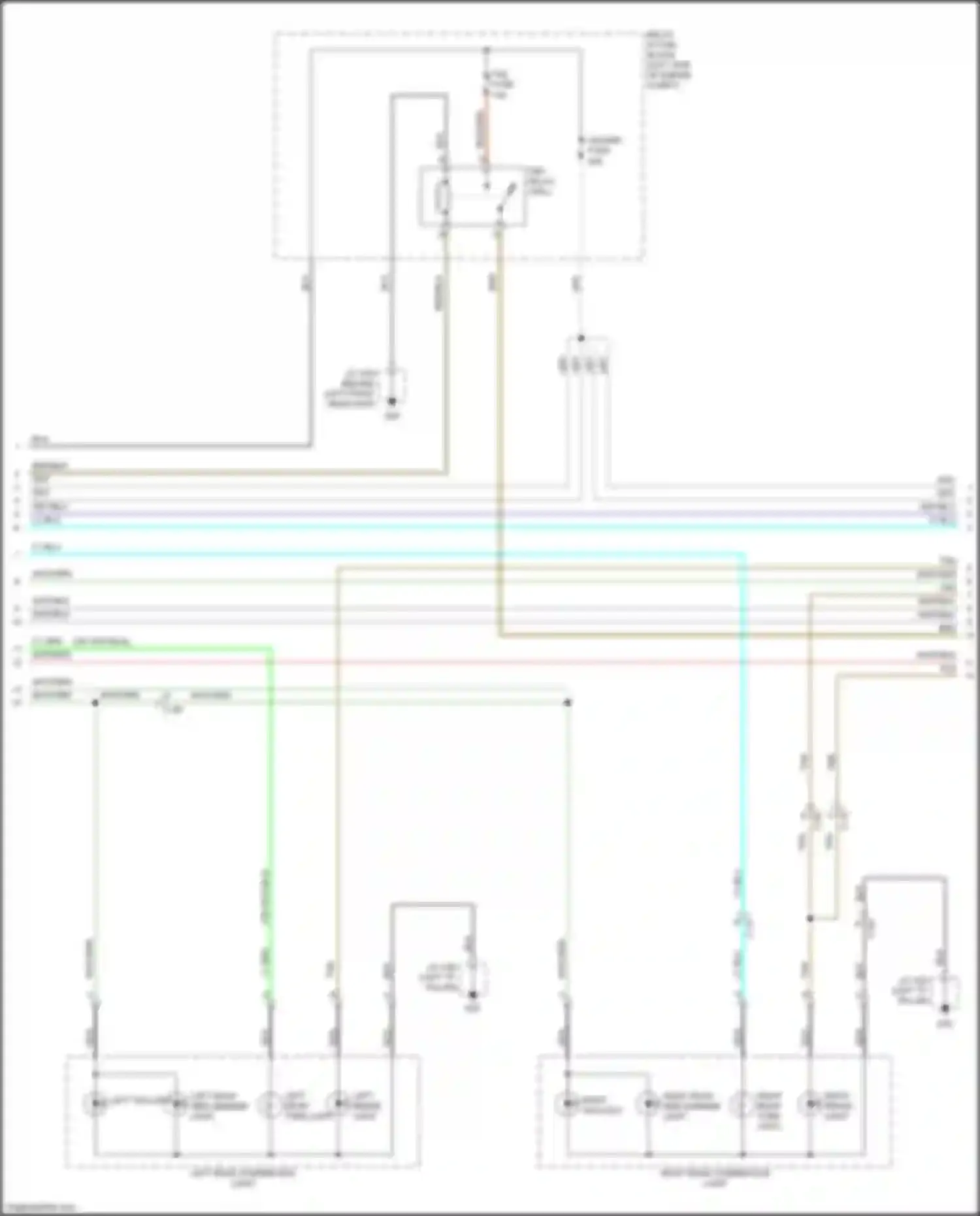 Wiring diagram red/grn for Mazda CX-9 II facelift (2020-2024) (3 of 7)