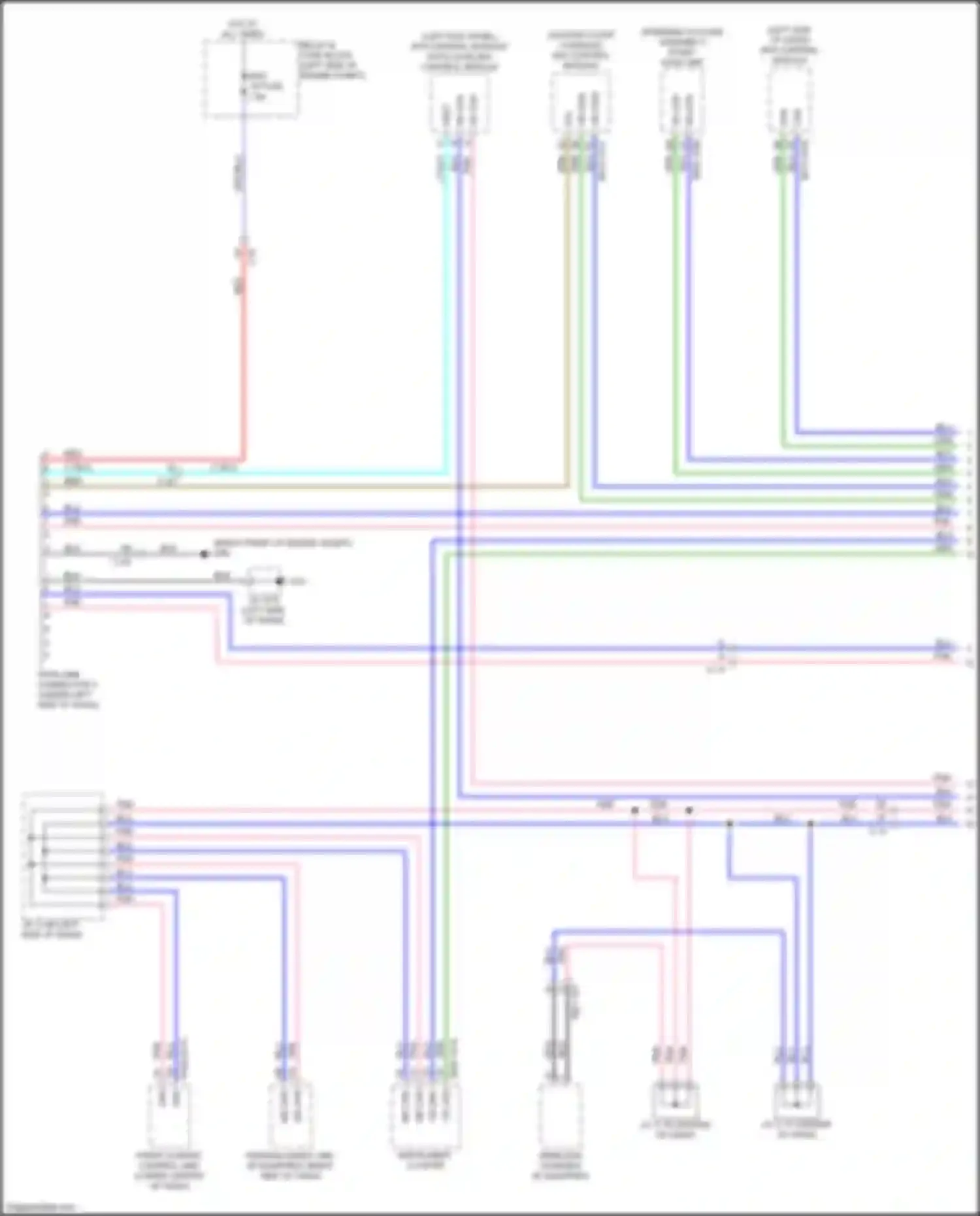 Wiring diagram sas control module for Mazda CX-9 II facelift (2020-2024) (3 of 8)