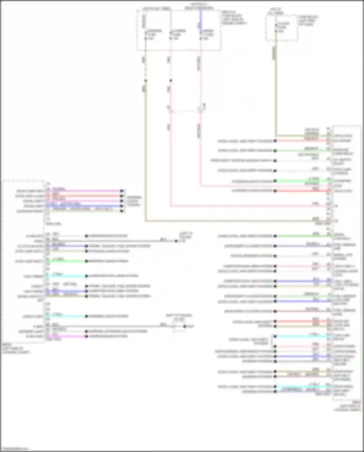 Wiring diagram stop sw for Mazda CX-9 II facelift (2020-2024) (3 of 3)