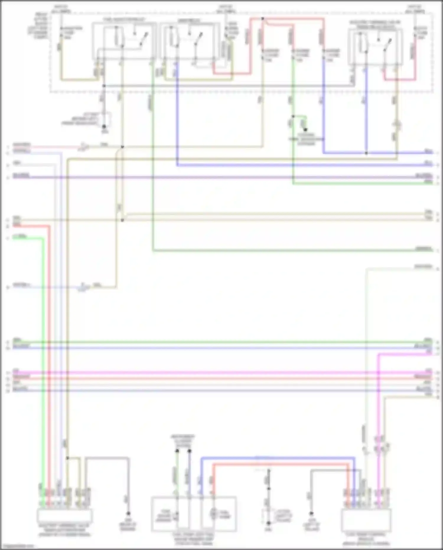 Wiring diagram tan for Mazda CX-9 II facelift (2020-2024) (36 of 39)