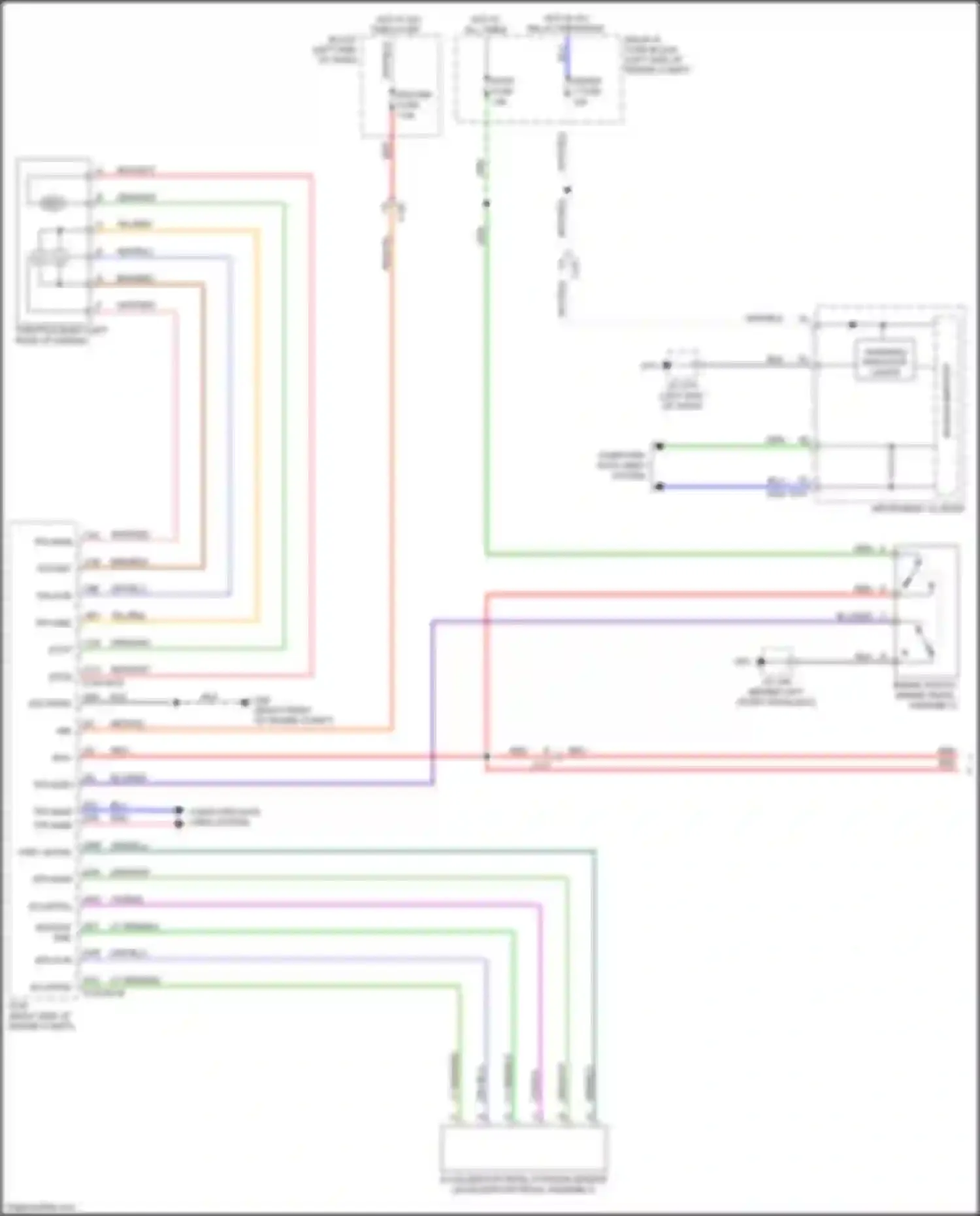Wiring diagram tps ref for Mazda CX-9 II facelift (2020-2024) (1 of 2)