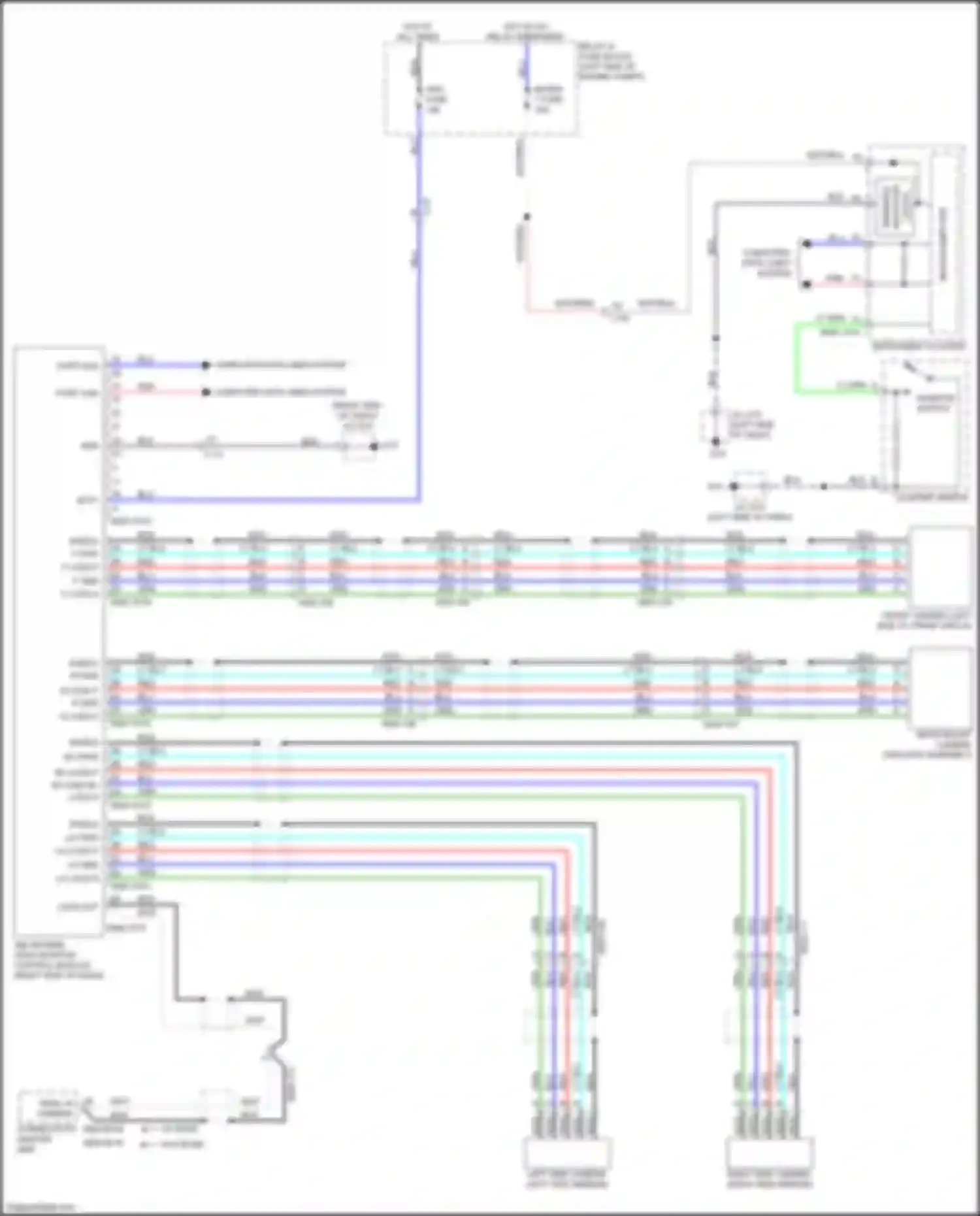 Wiring diagram vmc fuse for Mazda CX-9 II facelift (2020-2024) (1 of 3)