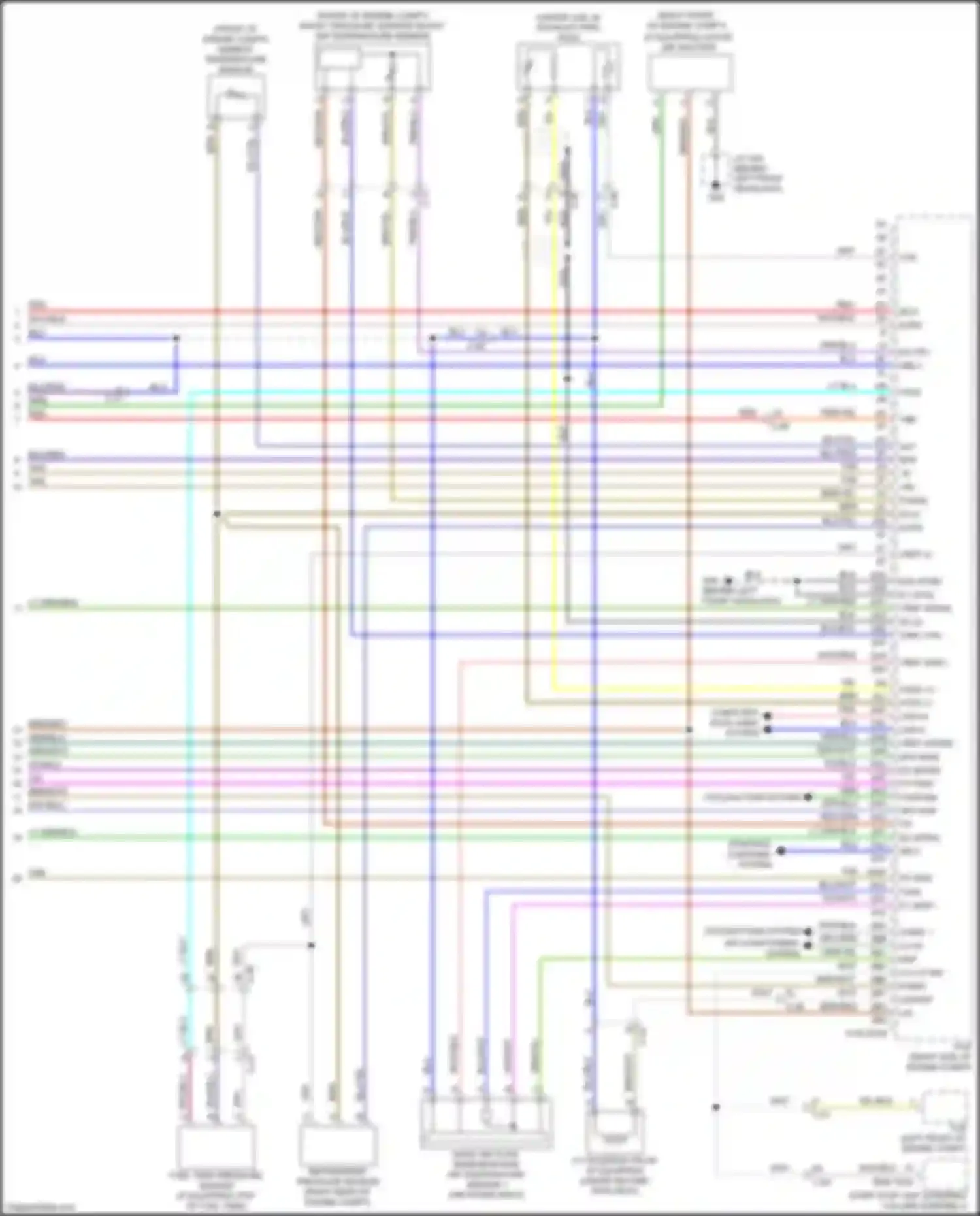 Wiring diagram yel for Mazda CX-9 II facelift (2020-2024) (32 of 32)