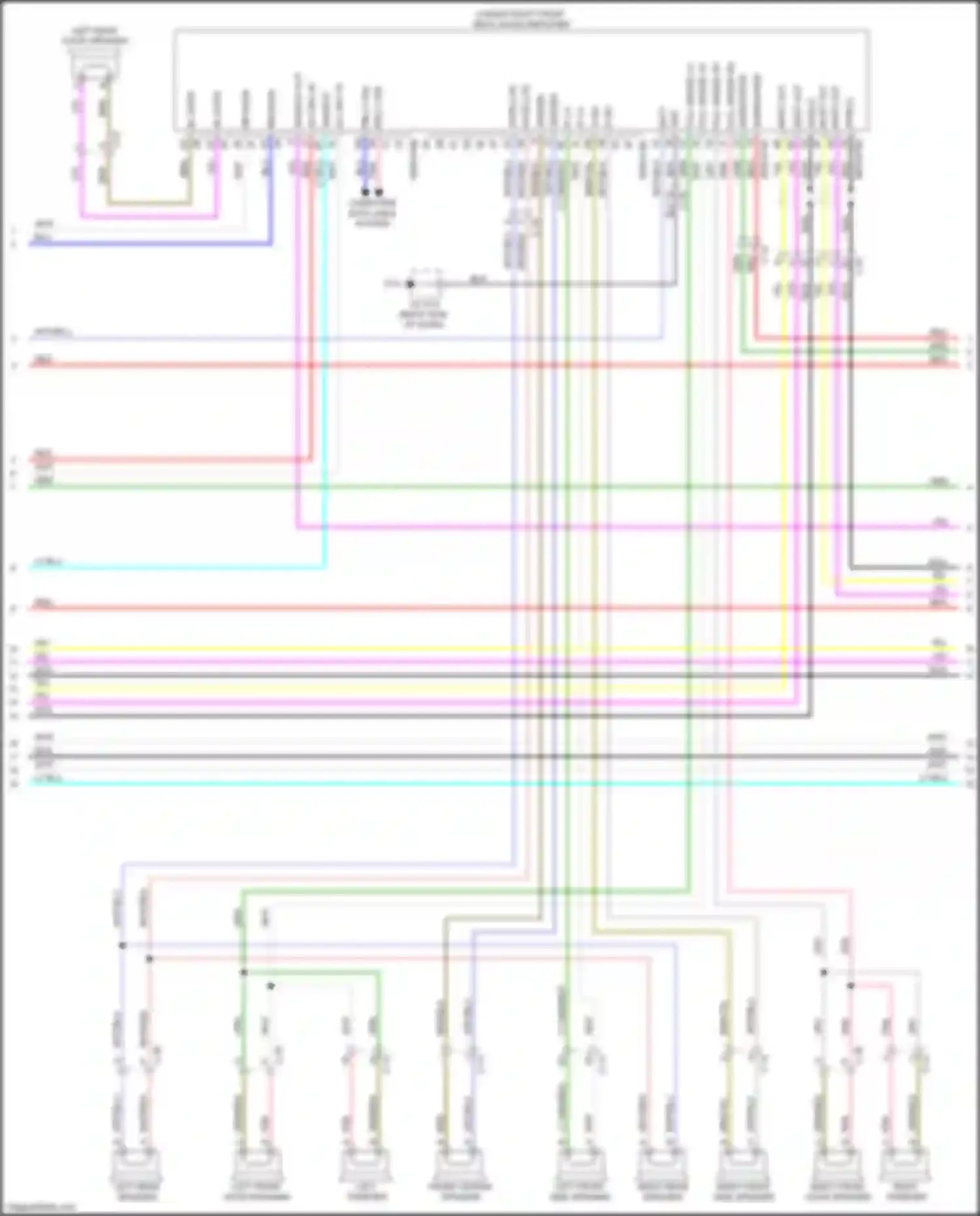 Wiring diagram yel for Mazda CX-9 II facelift (2020-2024) (5 of 32)