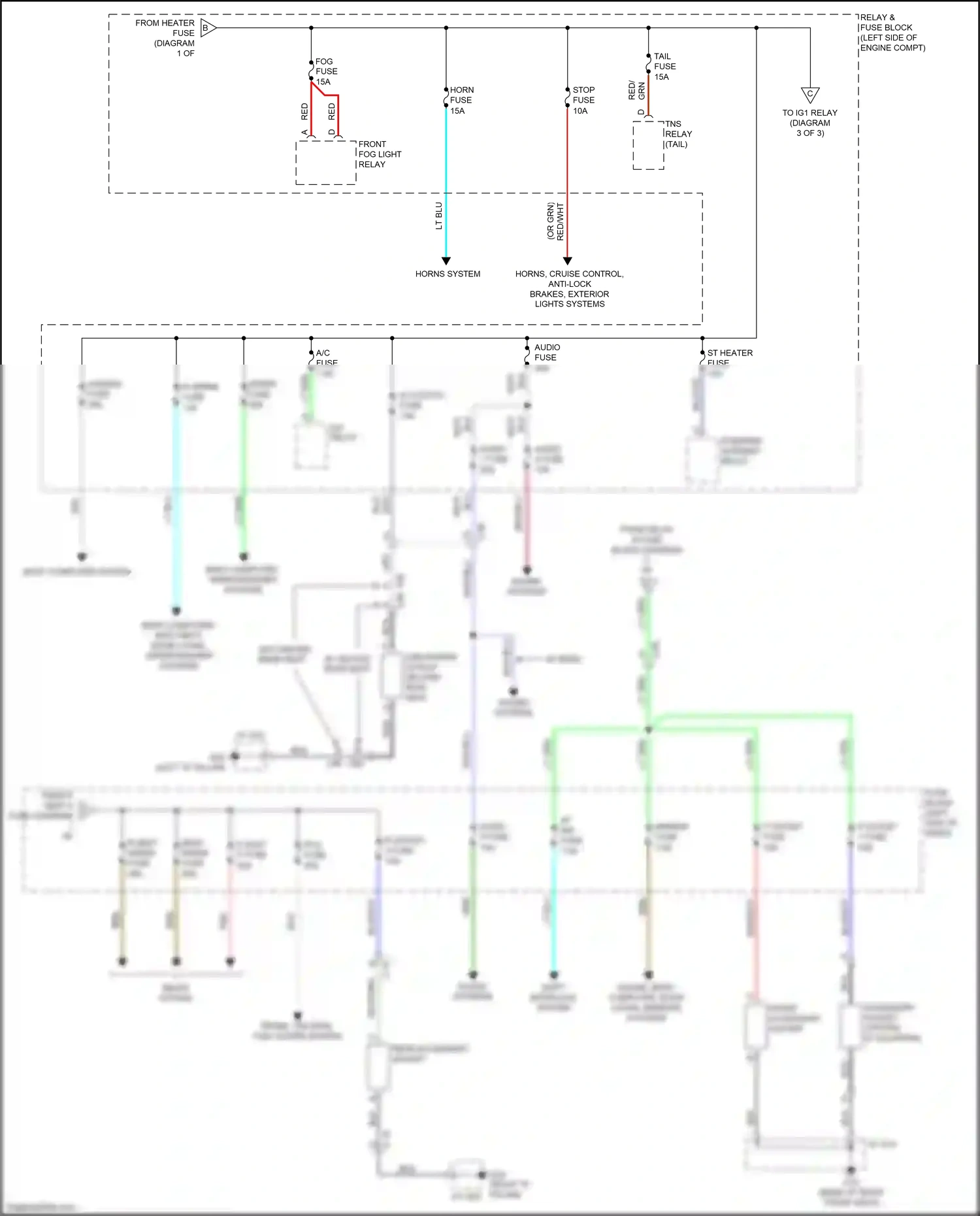 Mazda CX-9 II (2016-2021) body computer system wiring diagram  (1 of 1)