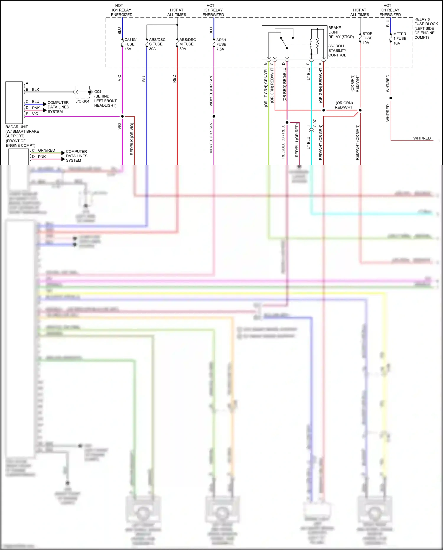 Mazda CX-9 II (2016-2021) computer data lines system wiring diagram  (31 of 69)