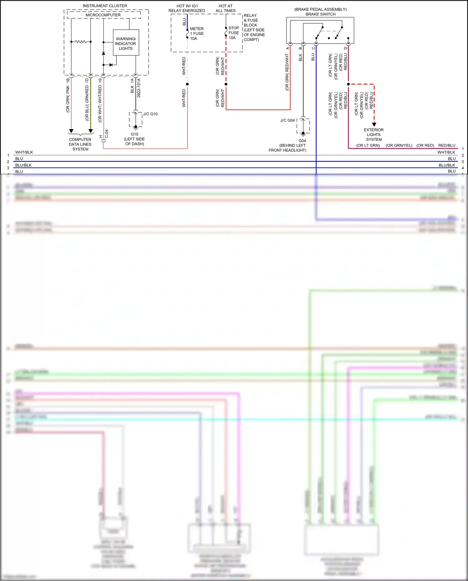 Mazda CX-9 II (2016-2021) computer data lines system wiring diagram  (68 of 69)