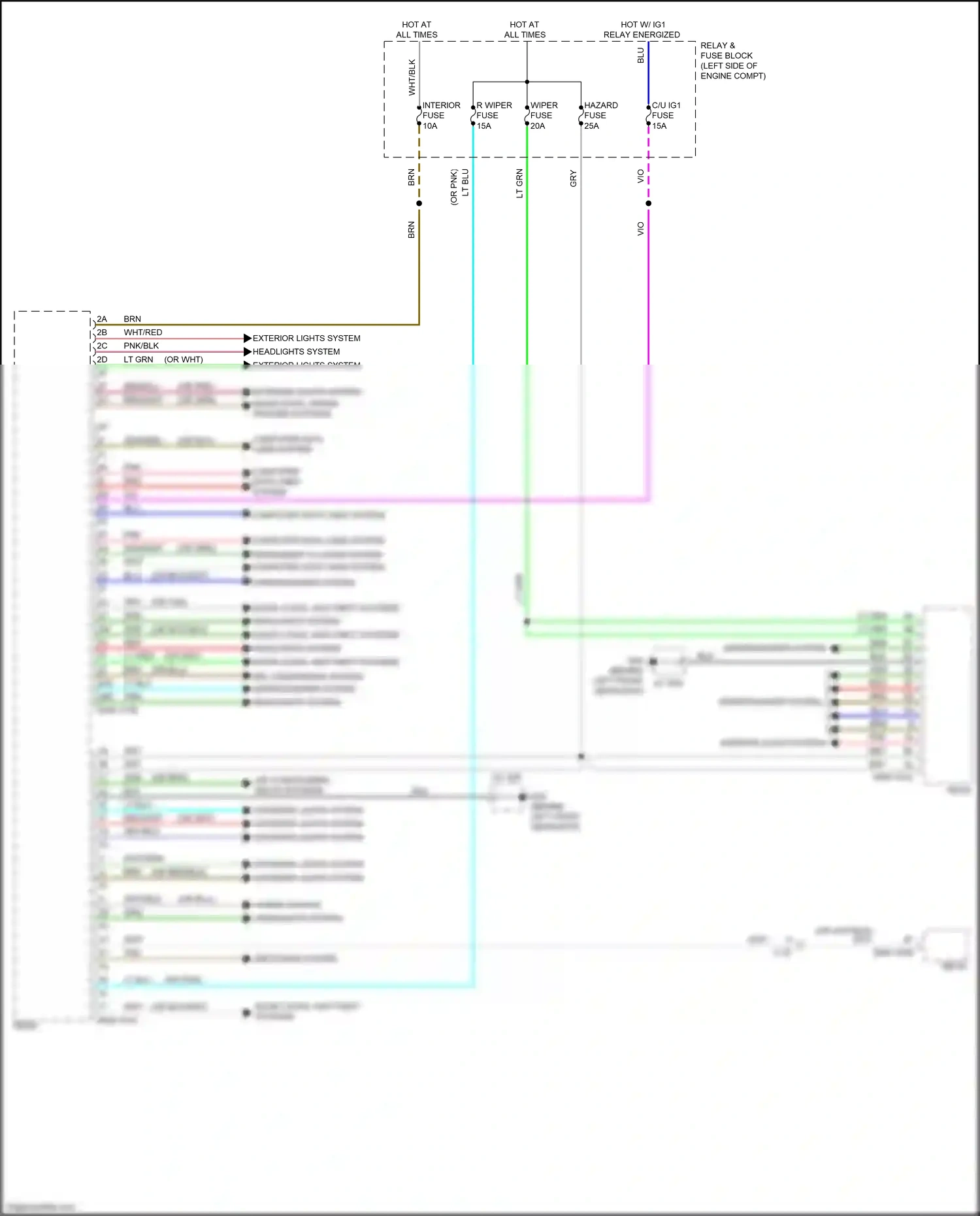 Mazda CX-9 II (2016-2021) computer data lines system wiring diagram  (33 of 69)