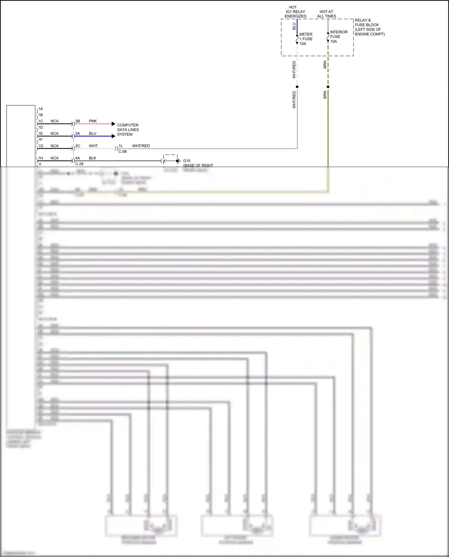 Mazda CX-9 II (2016-2021) computer data lines system wiring diagram  (26 of 69)