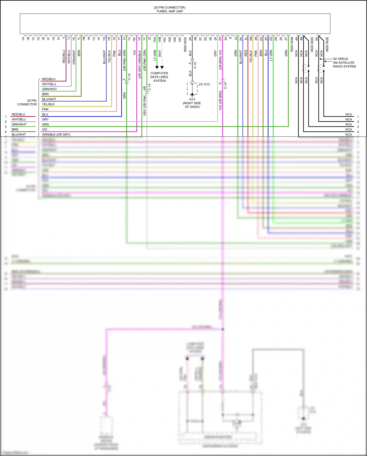 Mazda CX-9 II (2016-2021) computer data lines system wiring diagram  (16 of 69)